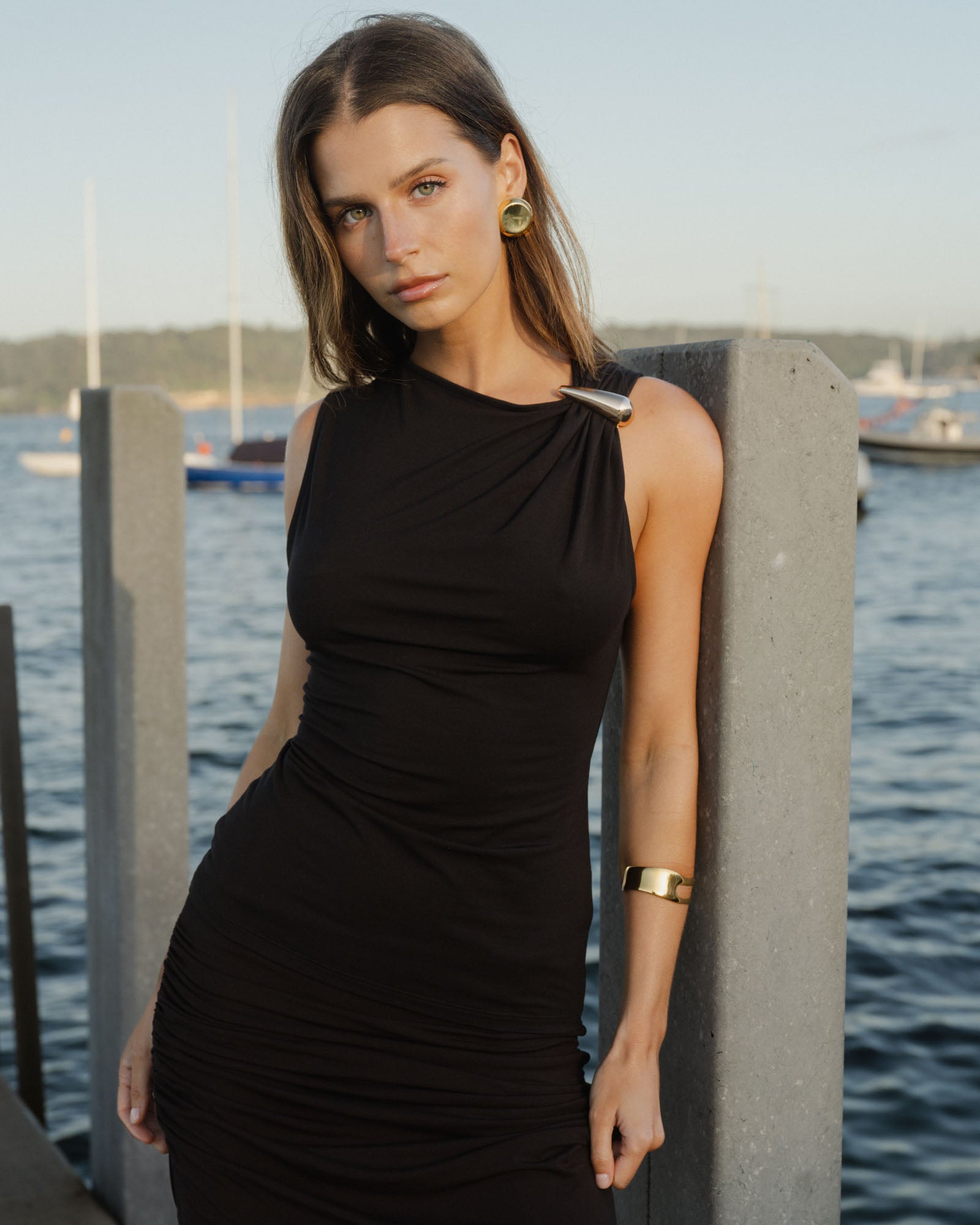 Kirsty Bamboo Ruched Top