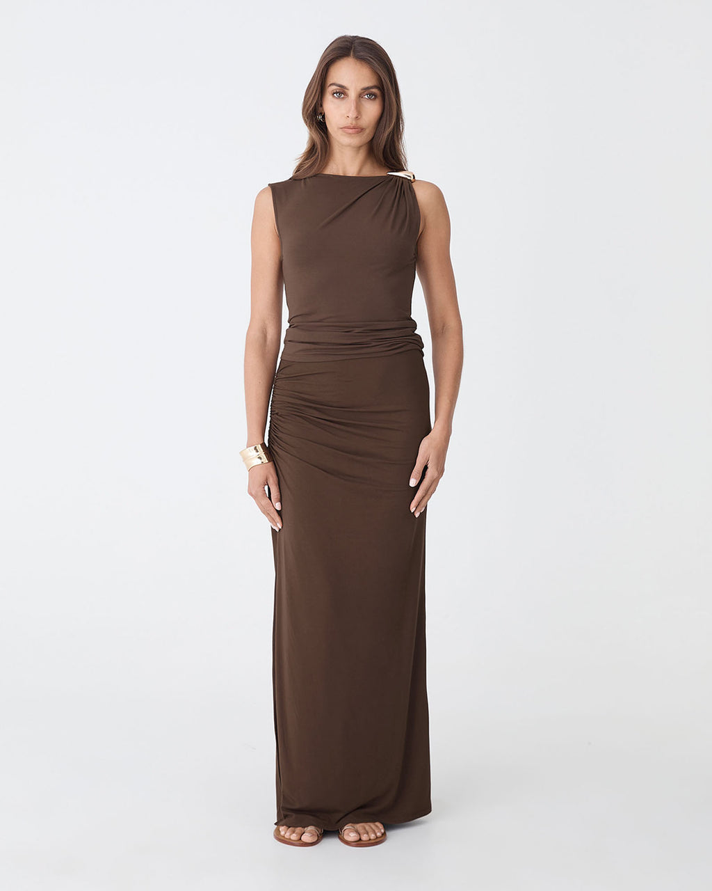 Kirsty Bamboo Ruched Top