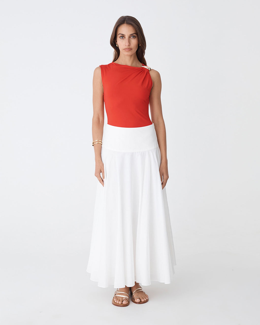 Kirsty Bamboo Ruched Top