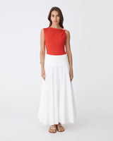 Kirsty Bamboo Ruched Top