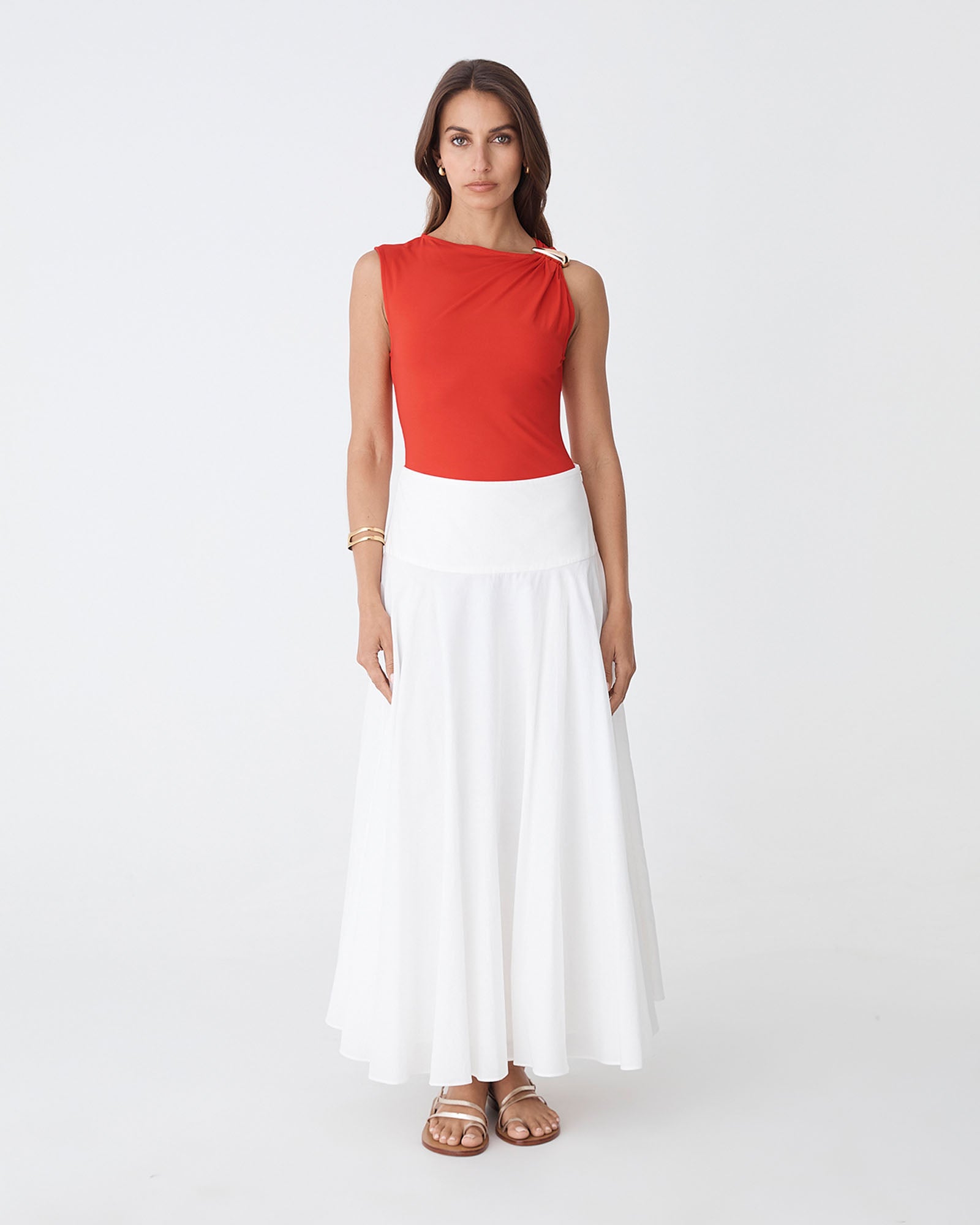 Kirsty Bamboo Ruched Top