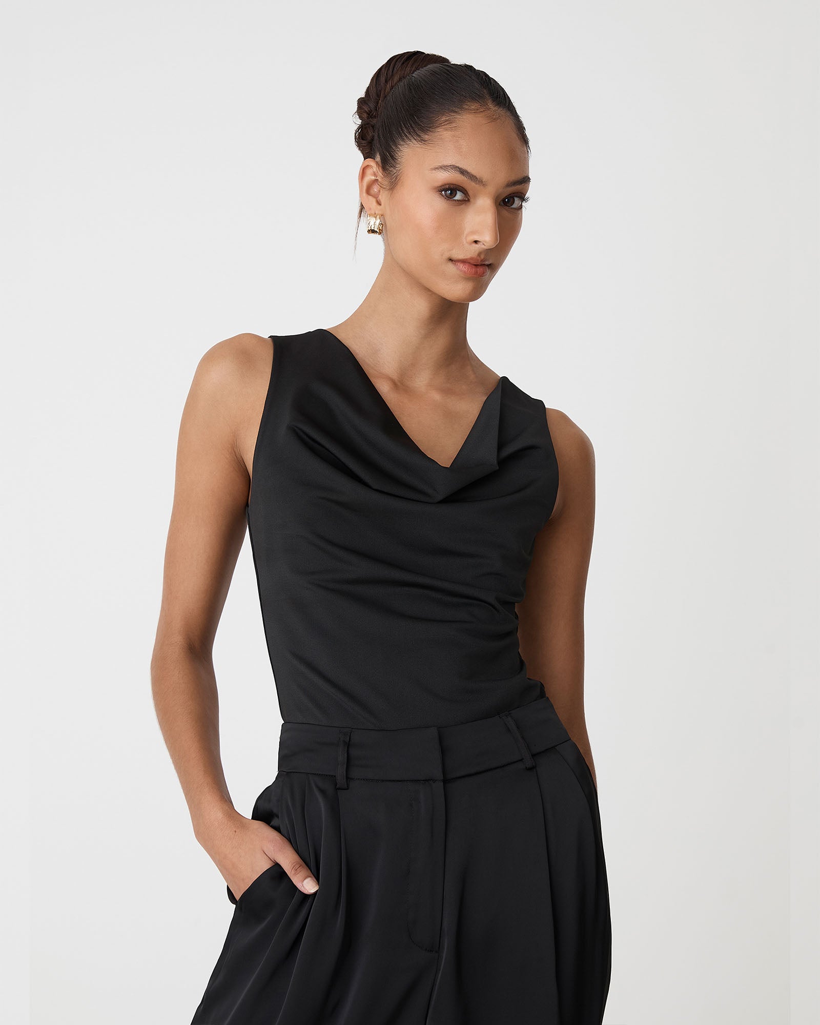 Sabrina Cowl Neck Top