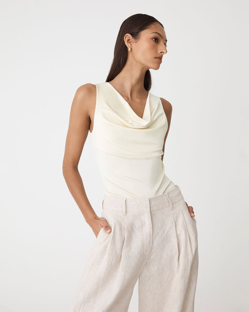 Sabrina Cowl Neck Top