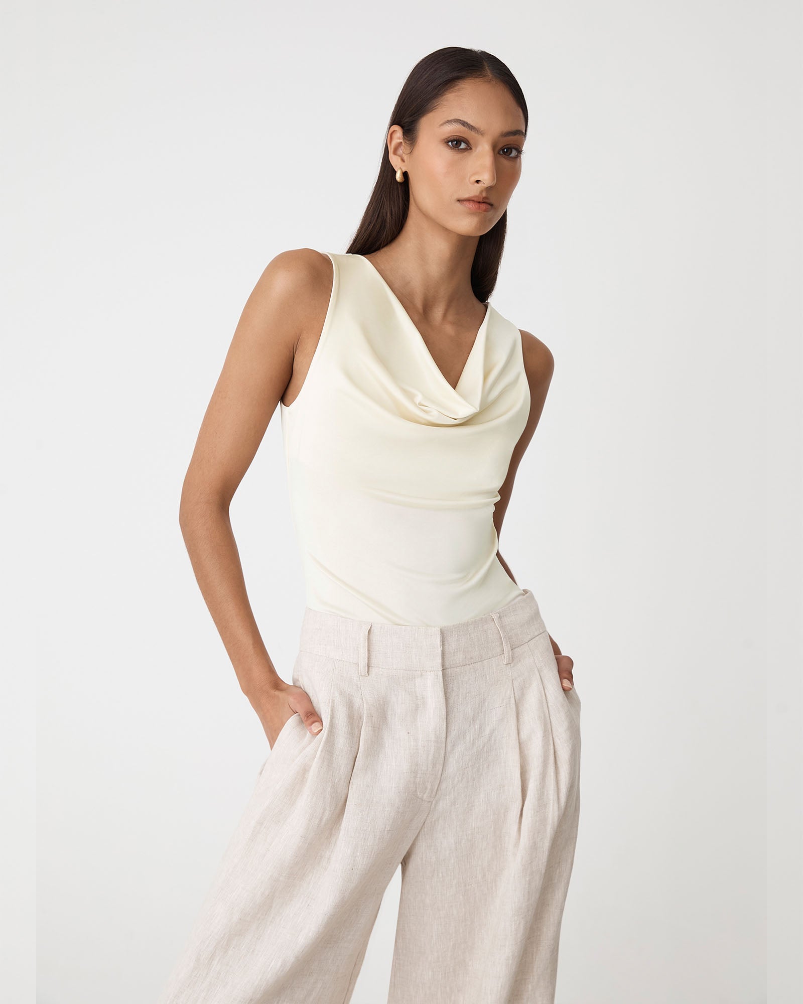 Sabrina Cowl Neck Top