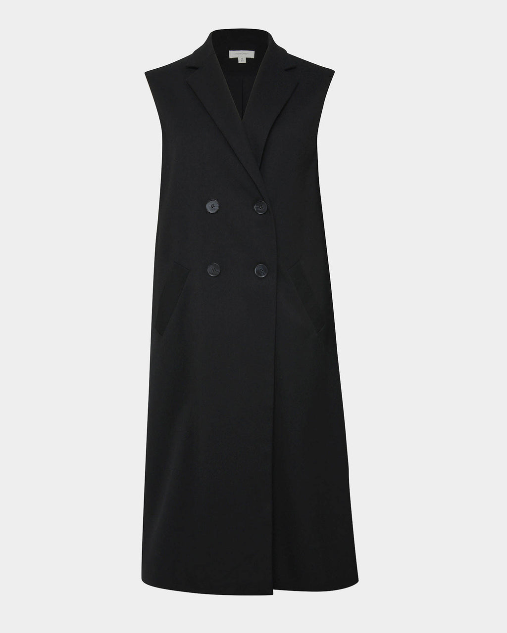 Kiya Longline Sleeveless Vest