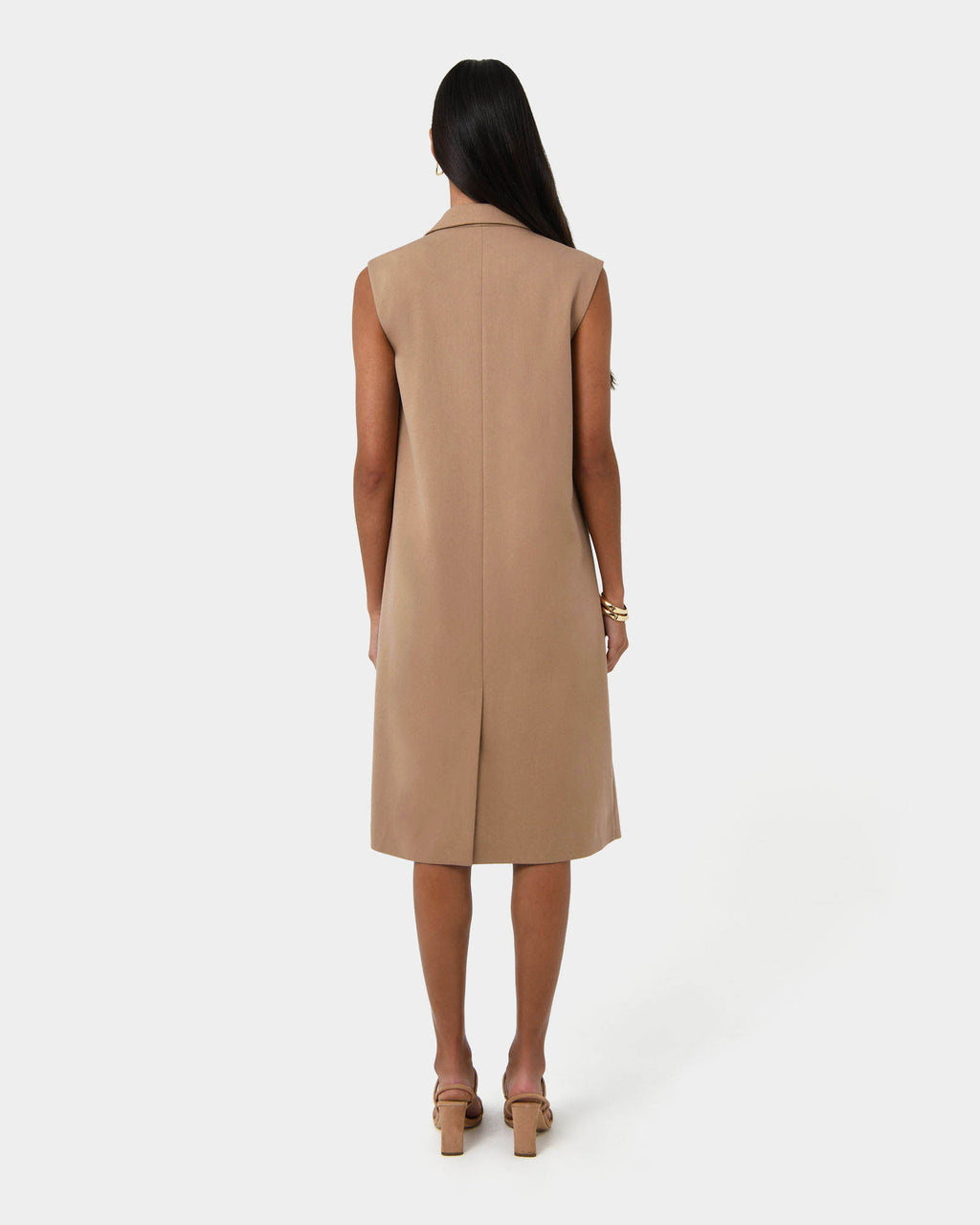 Kiya Longline Sleeveless Vest