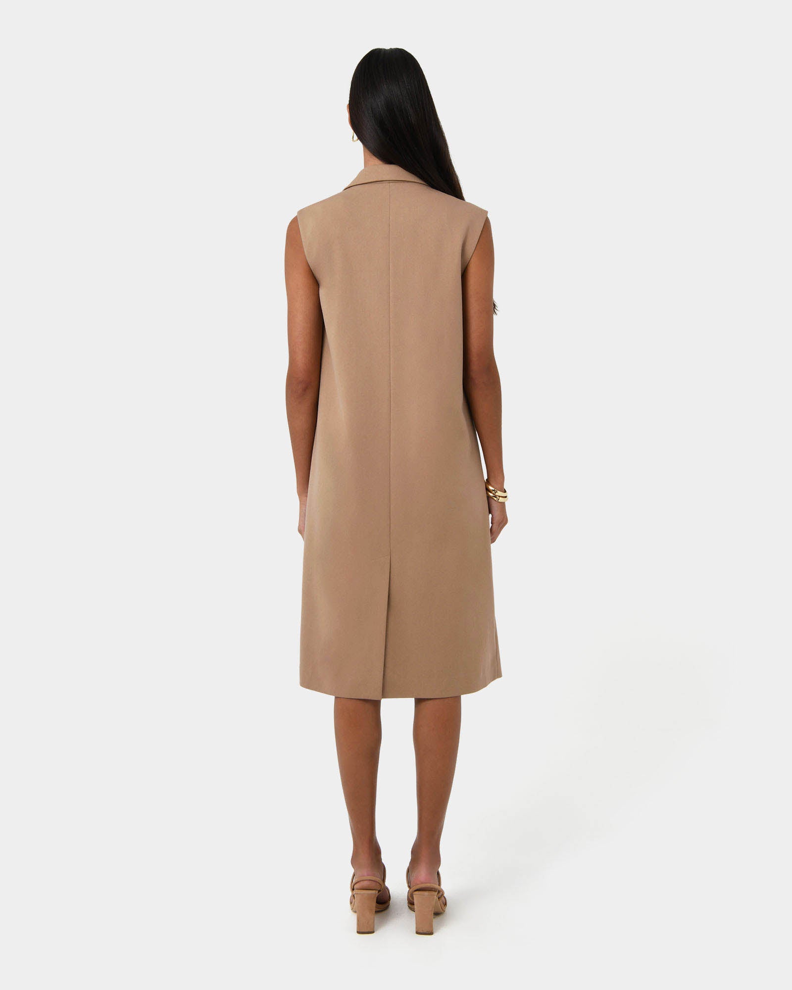 Kiya Longline Sleeveless Vest