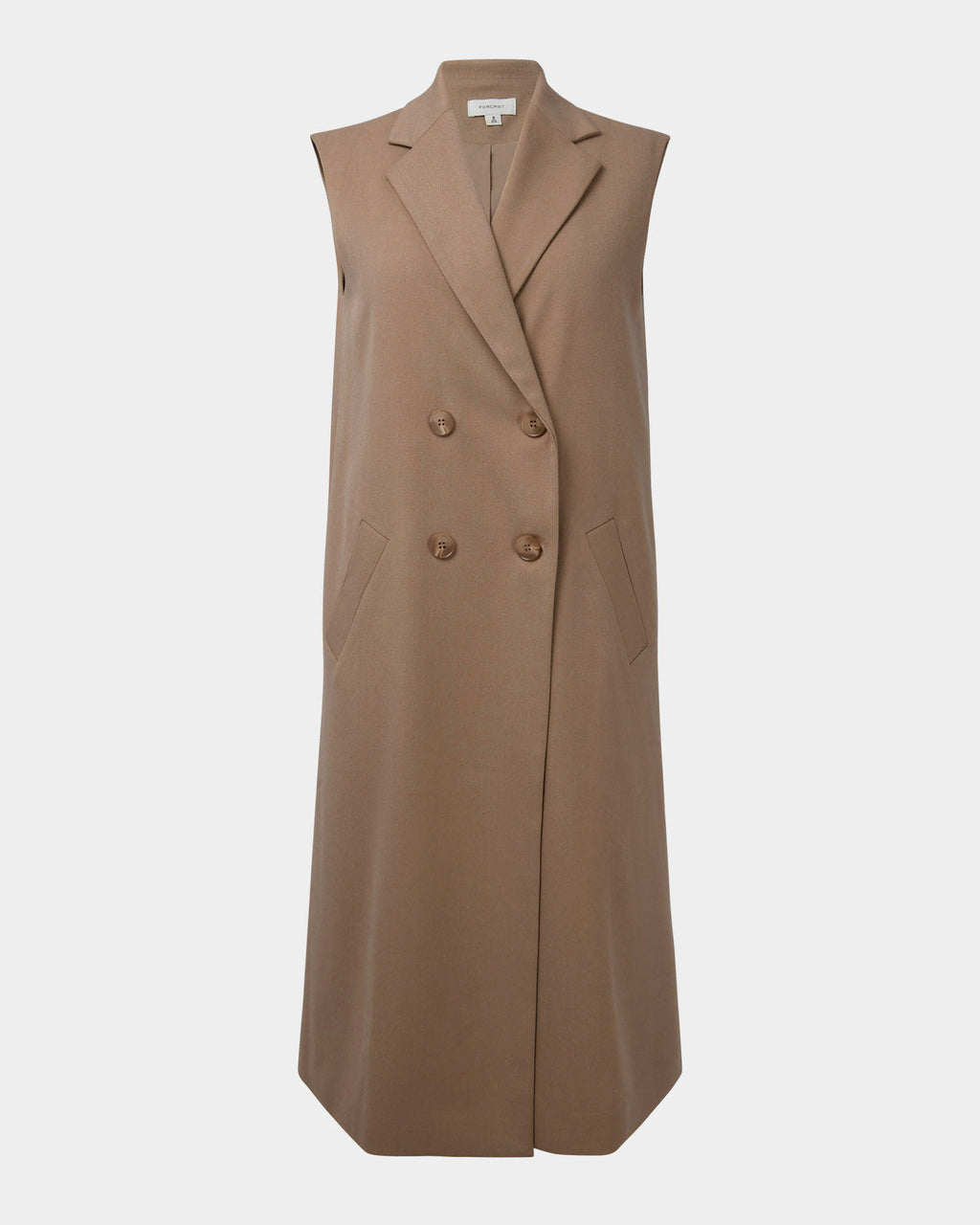 Kiya Longline Sleeveless Vest