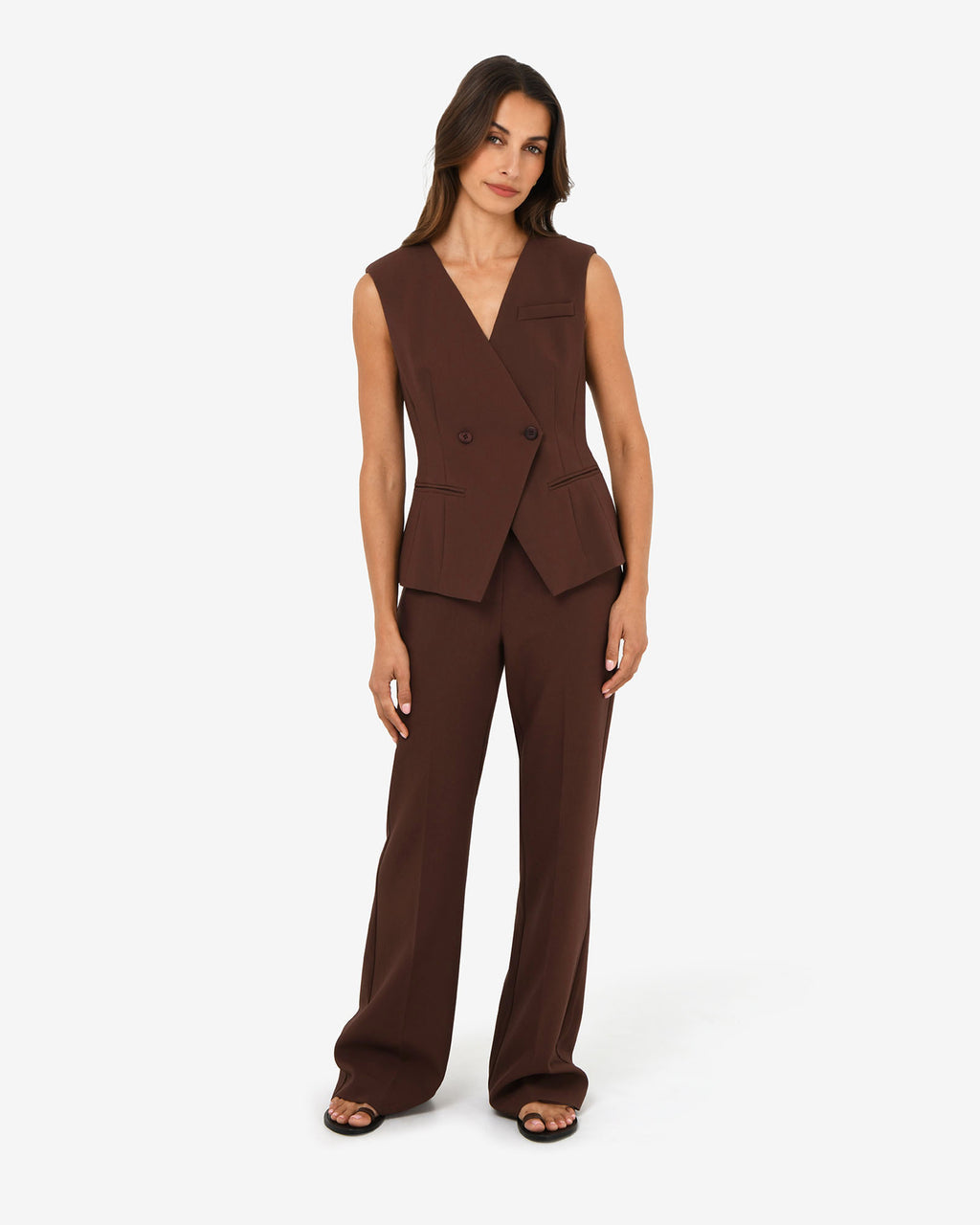 Nikki Collarless Vest
