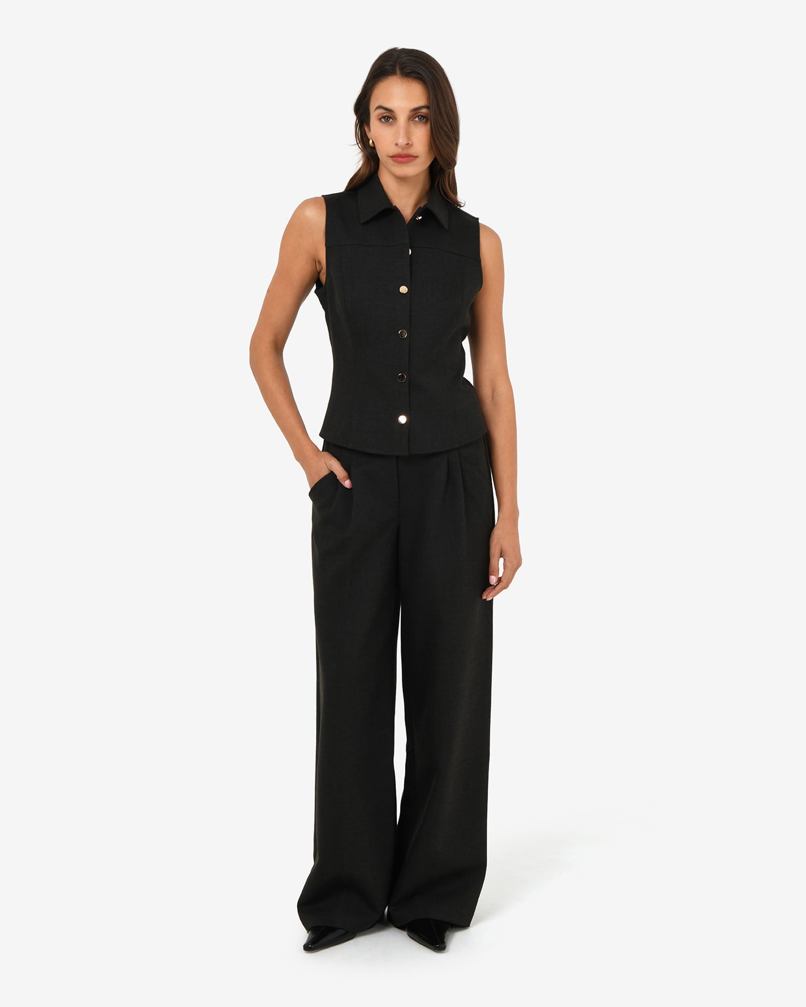 Dolly Collared Vest