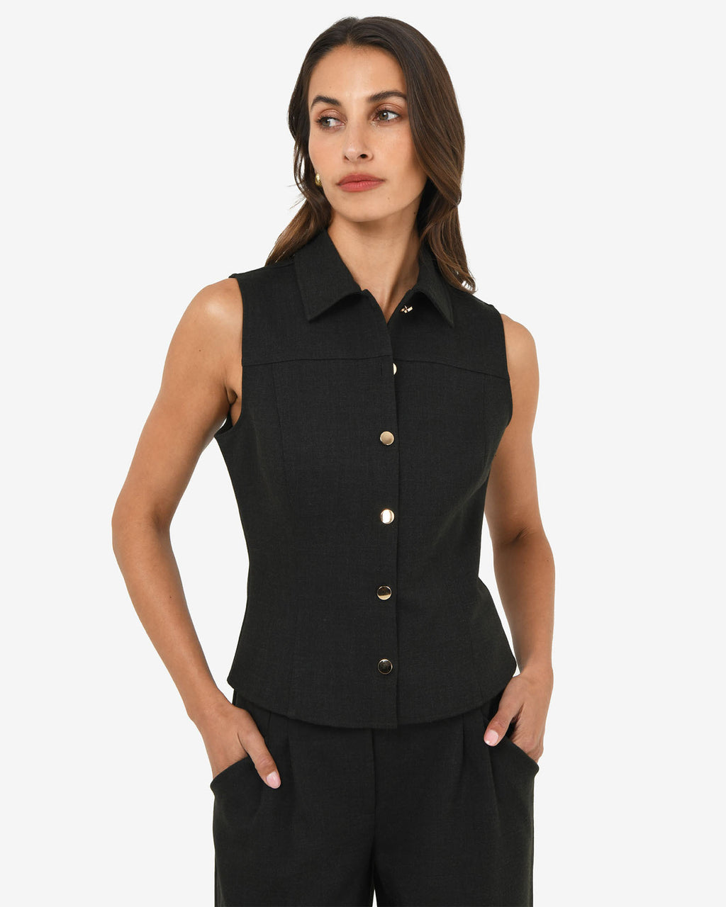 Dolly Collared Vest