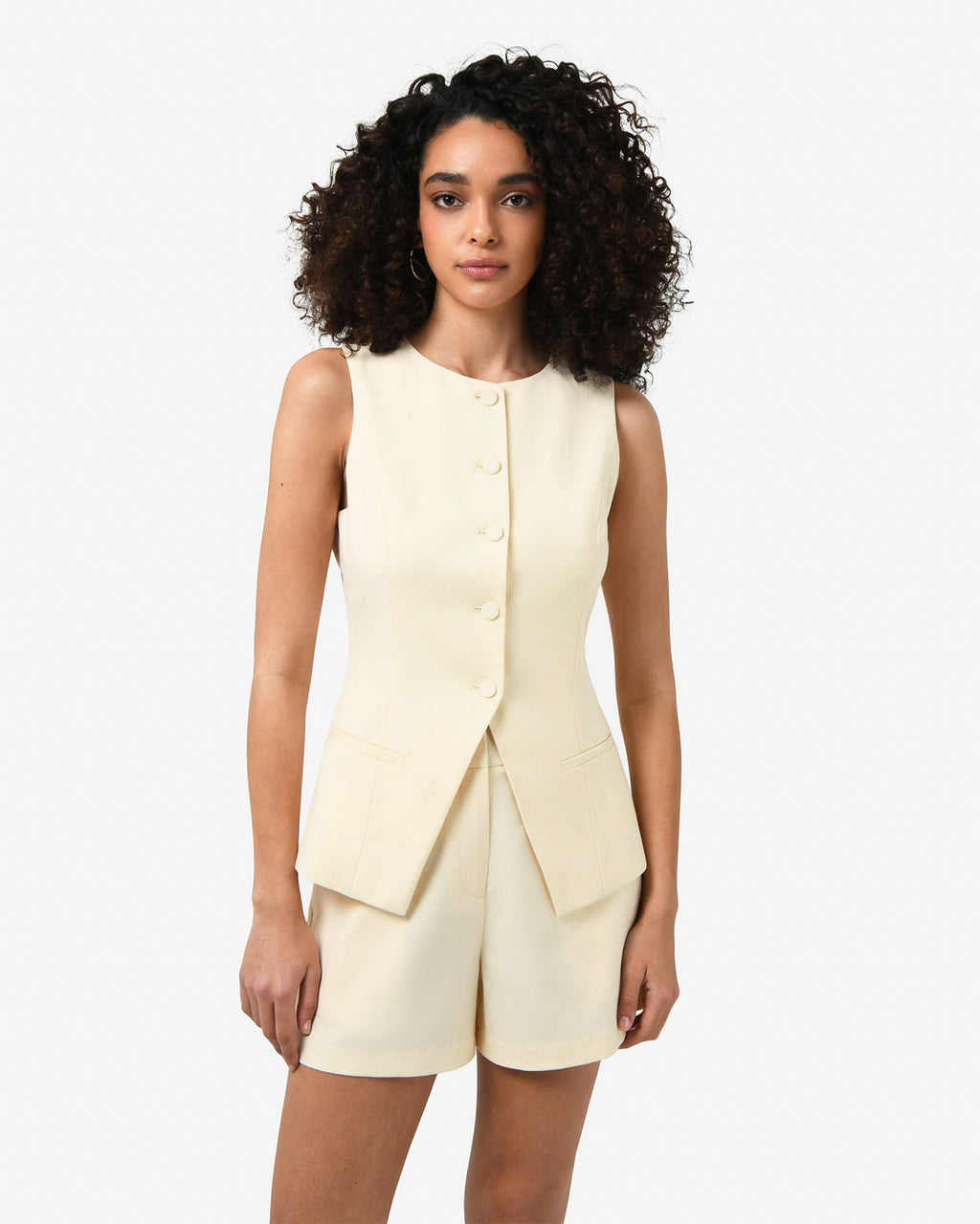 Rylan Longline Button Vest