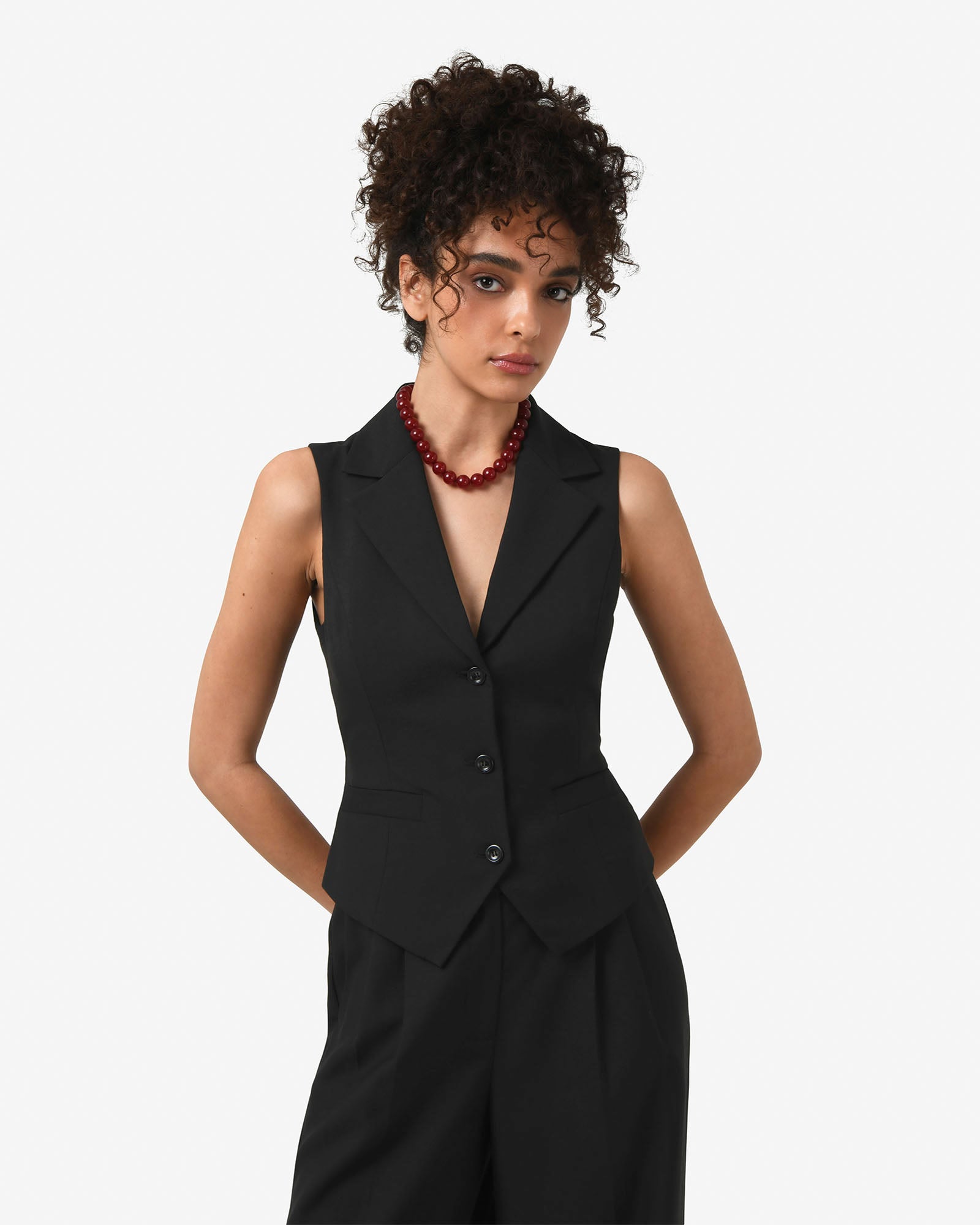 Amera Collared Vest