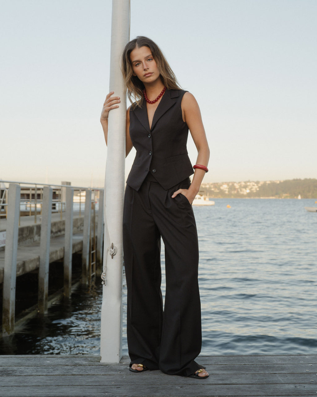Amera Collared Vest