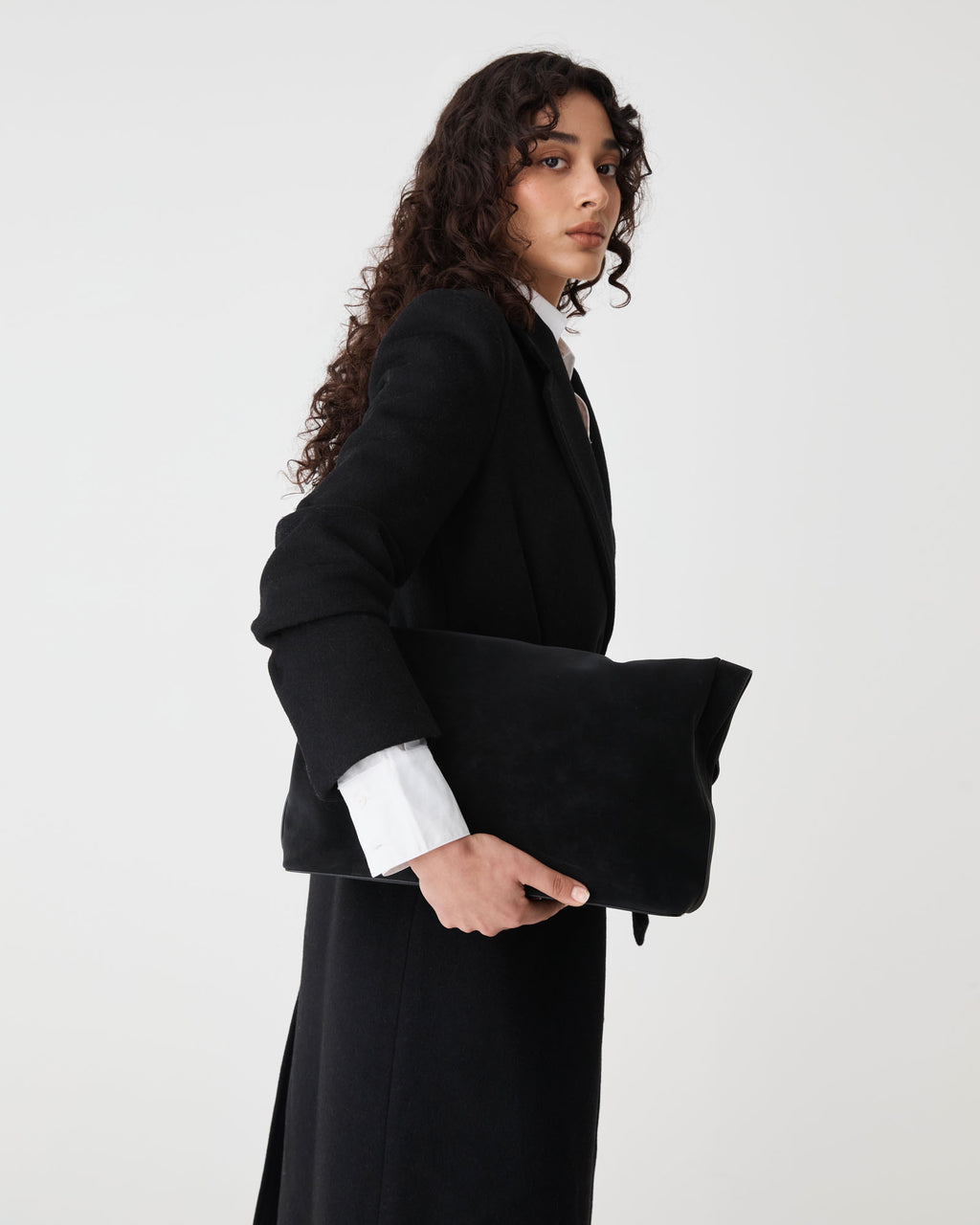 Orla Wool Blend Tie Waist Coat
