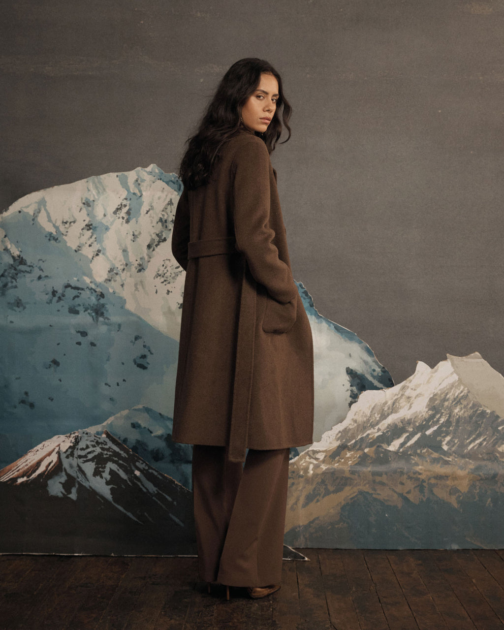 Alani Wool Blend Coat