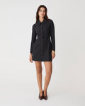 Thea Button Mini Dress