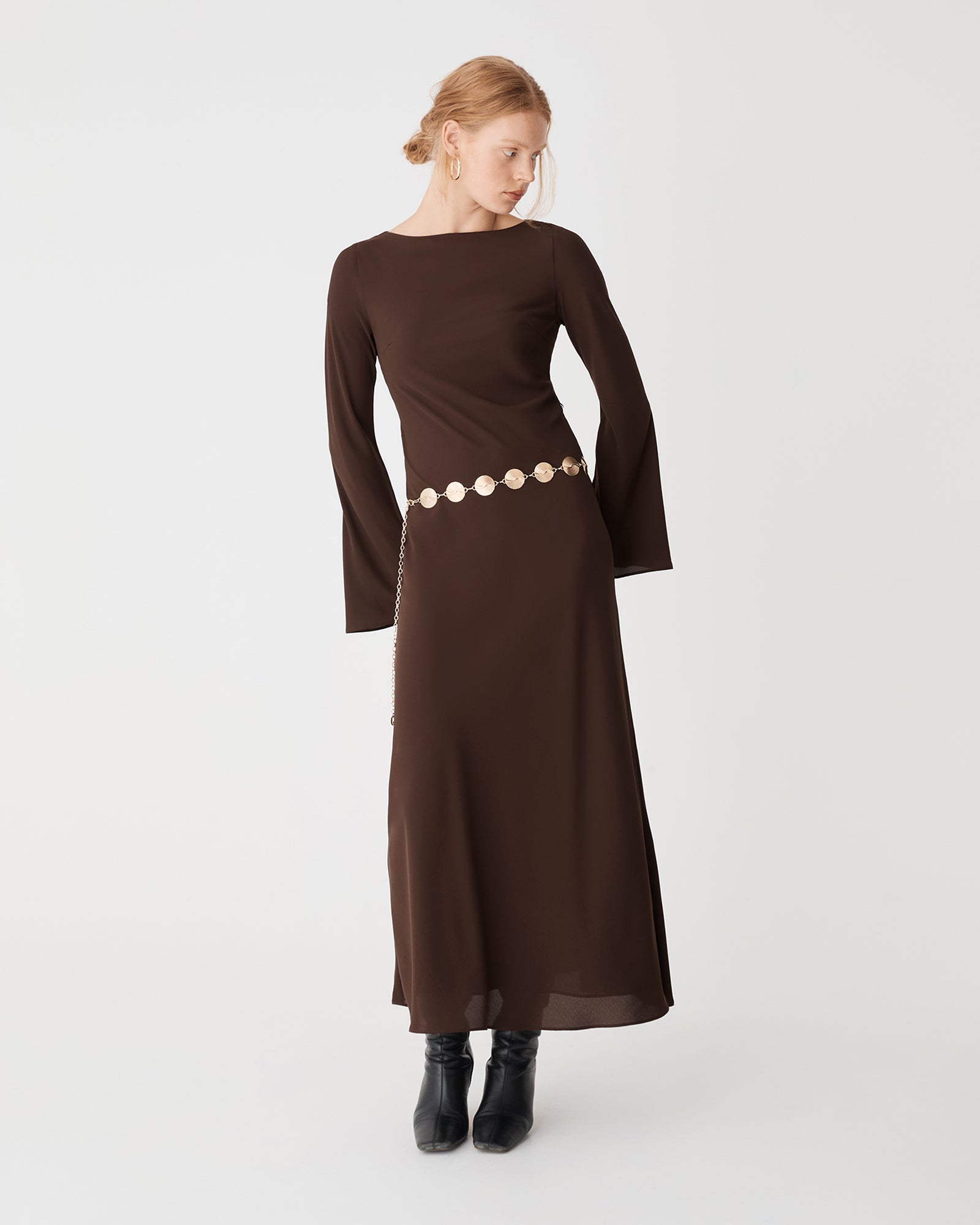 Quinn Bias Tie Waist Dress
