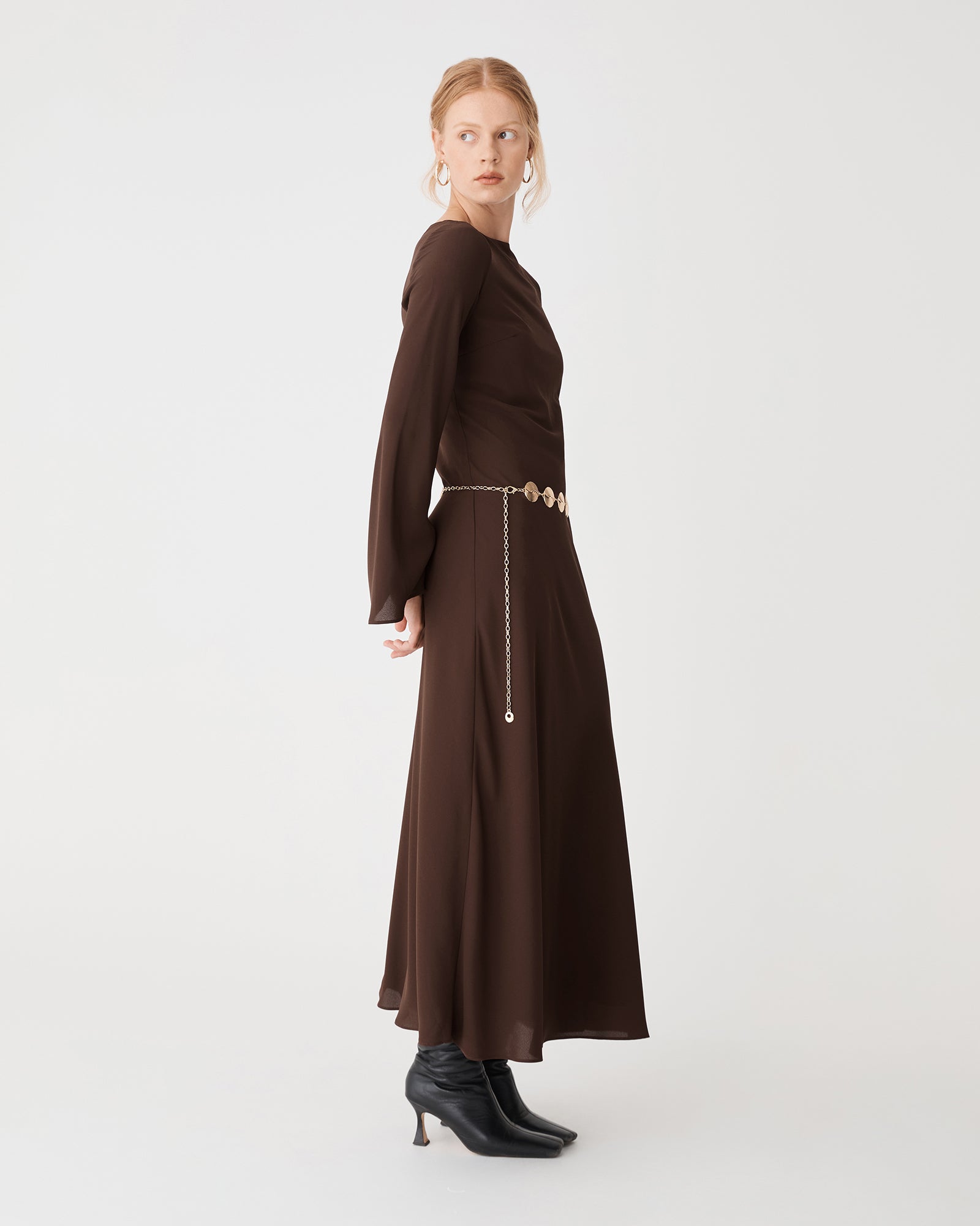 Quinn Bias Tie Waist Dress