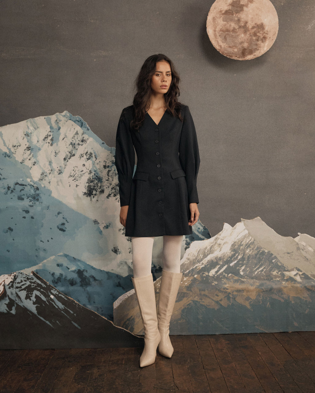 Dale Barrel Sleeve Dress