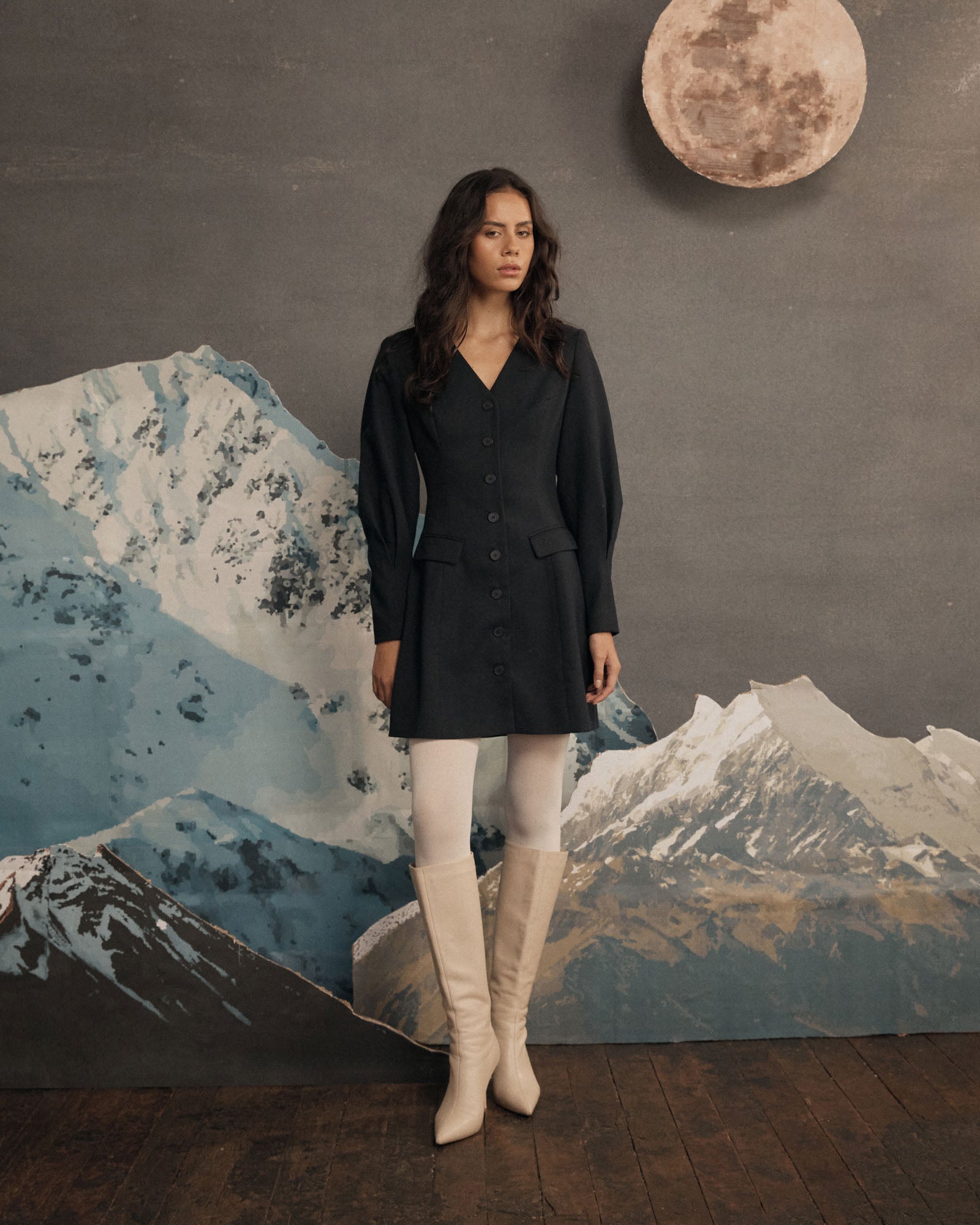 Dale Barrel Sleeve Dress