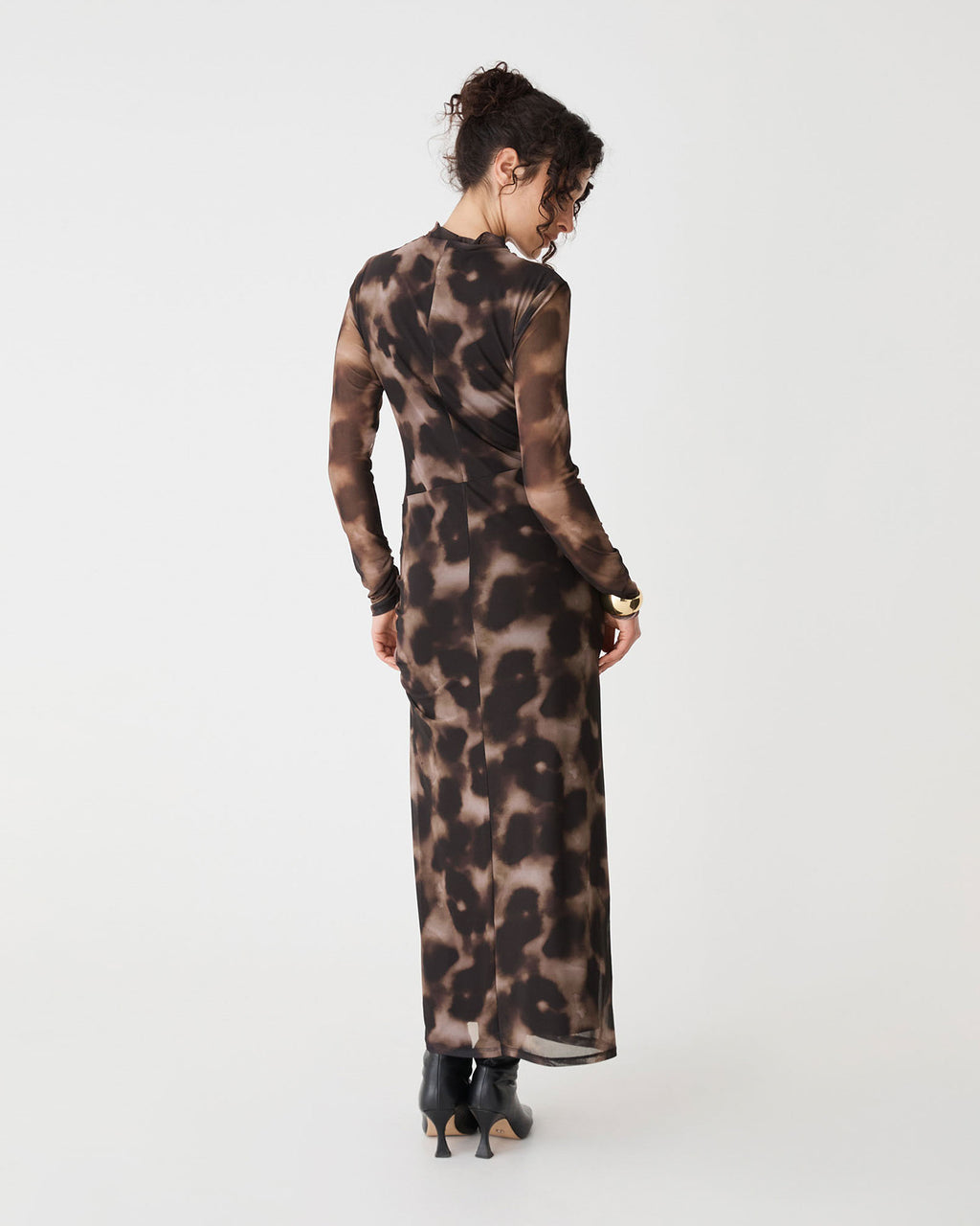 Savanna Printed Mesh Dress