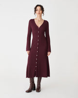 Danica V-Neck Rib Knit Dress