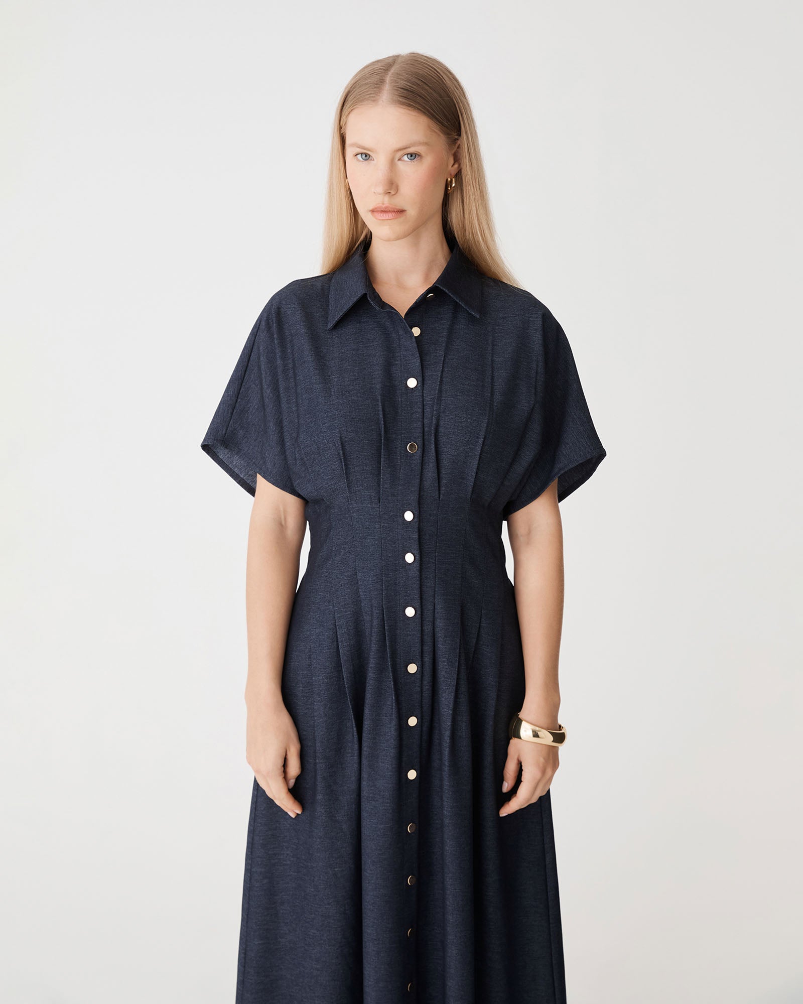 Gilda Pleat Waist Dress