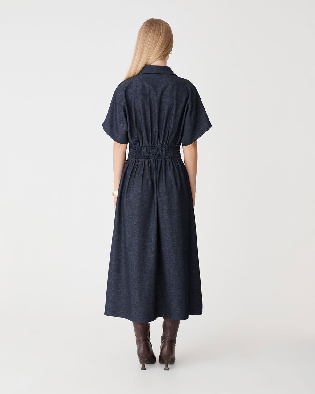 Gilda Pleat Waist Dress
