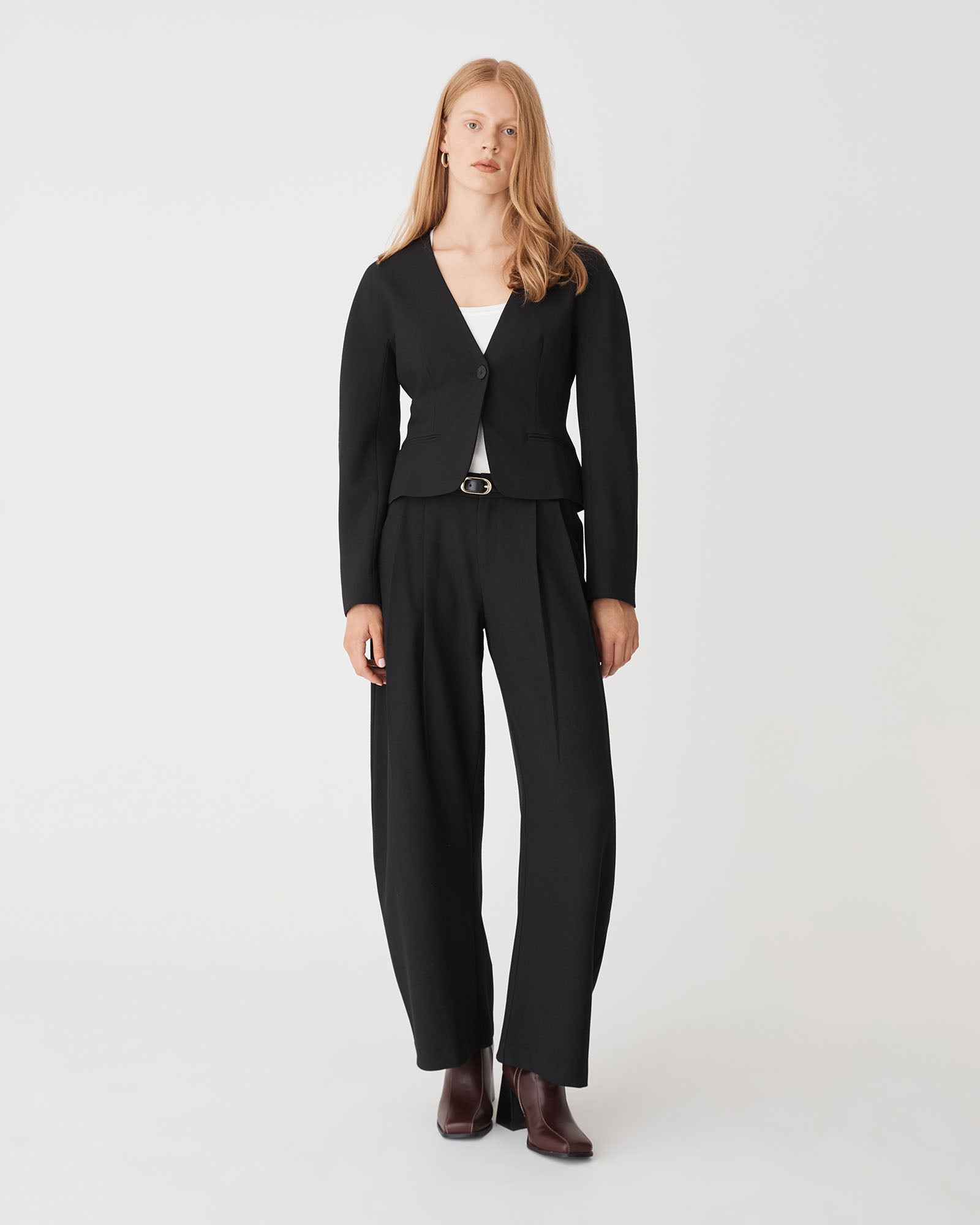 Pippa Rounded Shoulder Blazer
