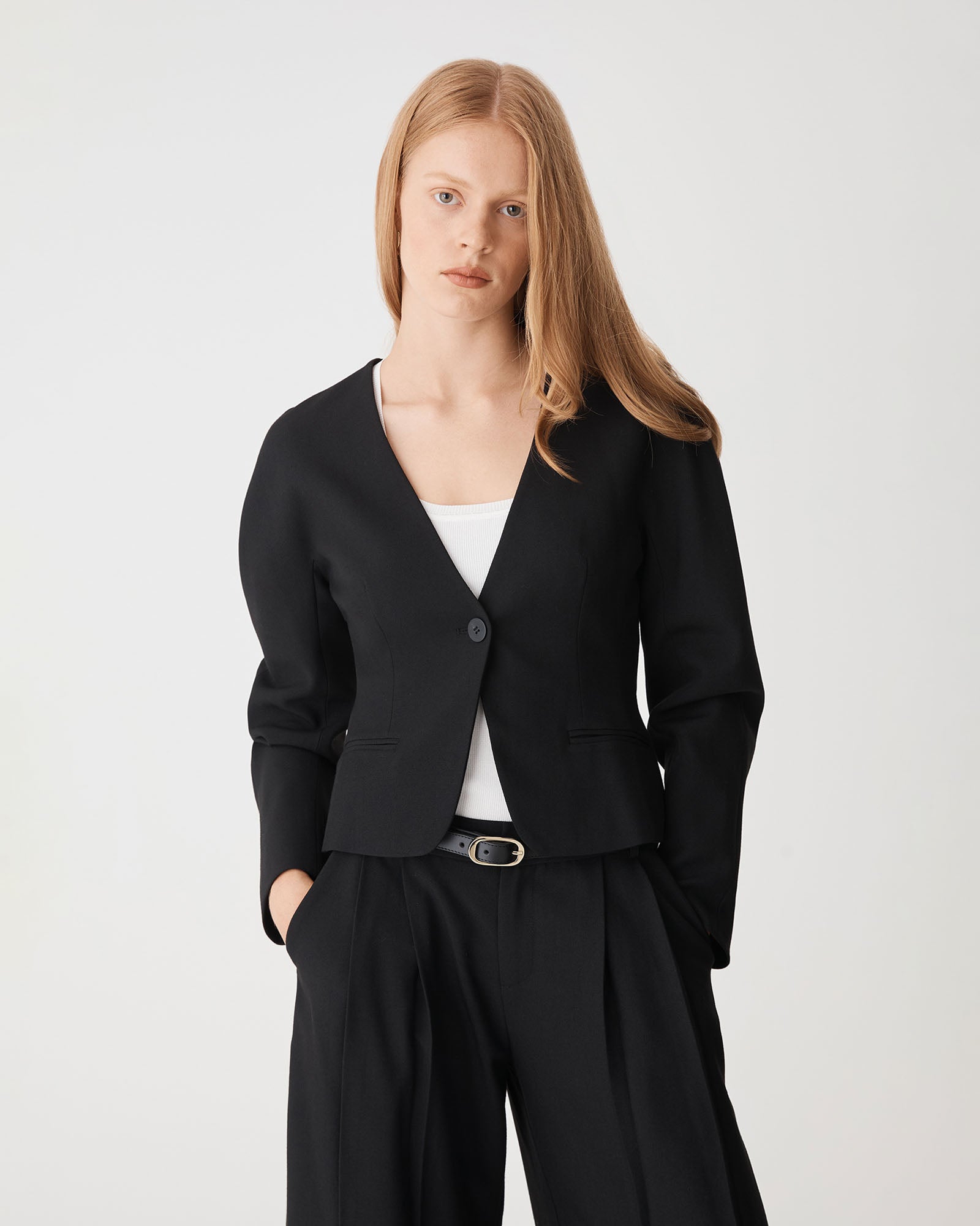 Pippa Rounded Shoulder Blazer