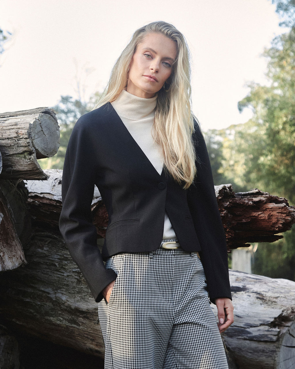 Pippa Rounded Shoulder Blazer