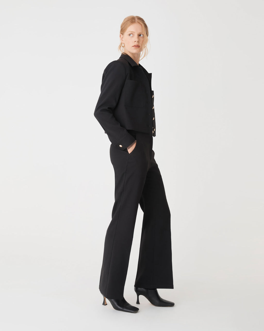 Sadie Patch Pocket Crop Jacket