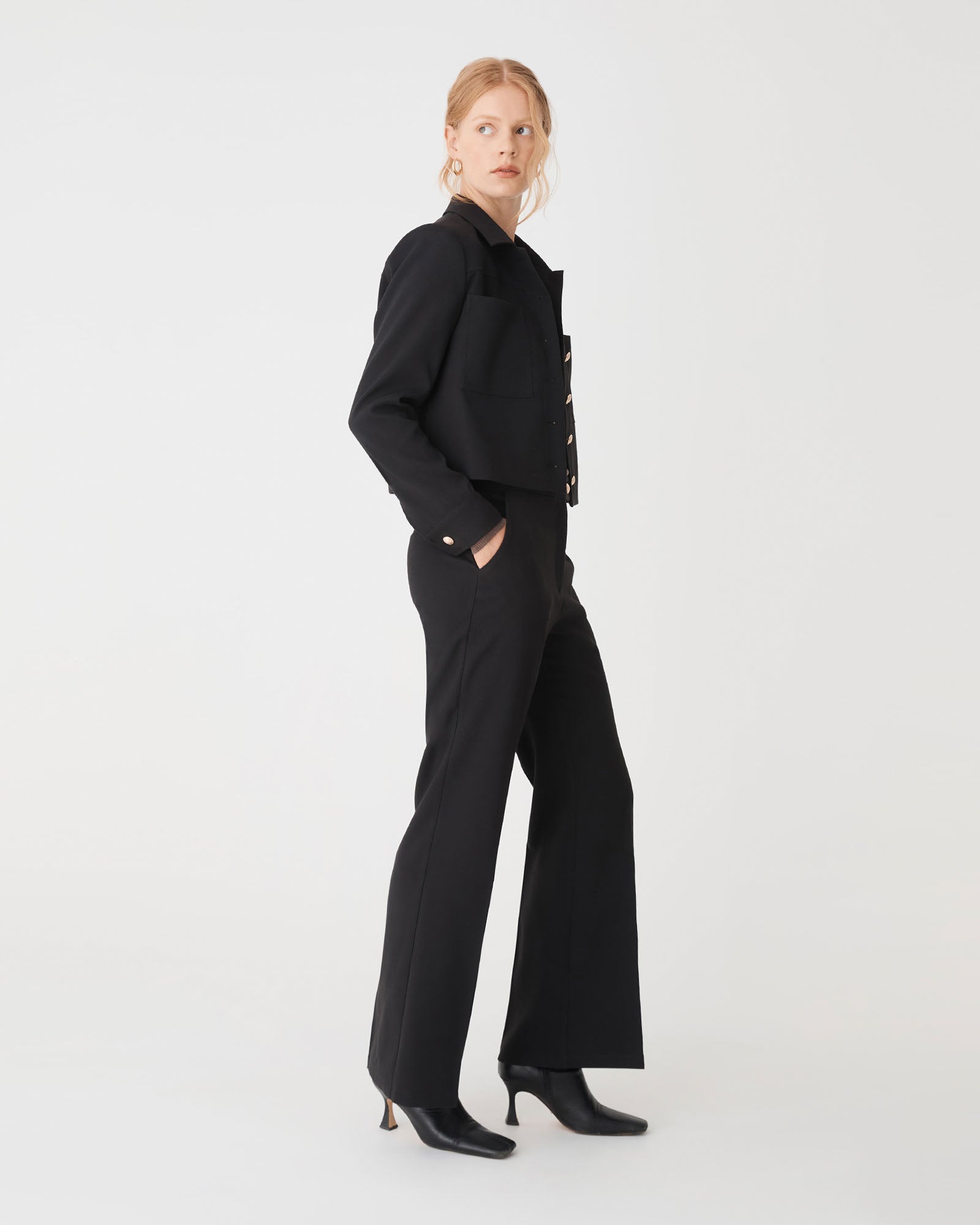 Sadie Patch Pocket Crop Jacket