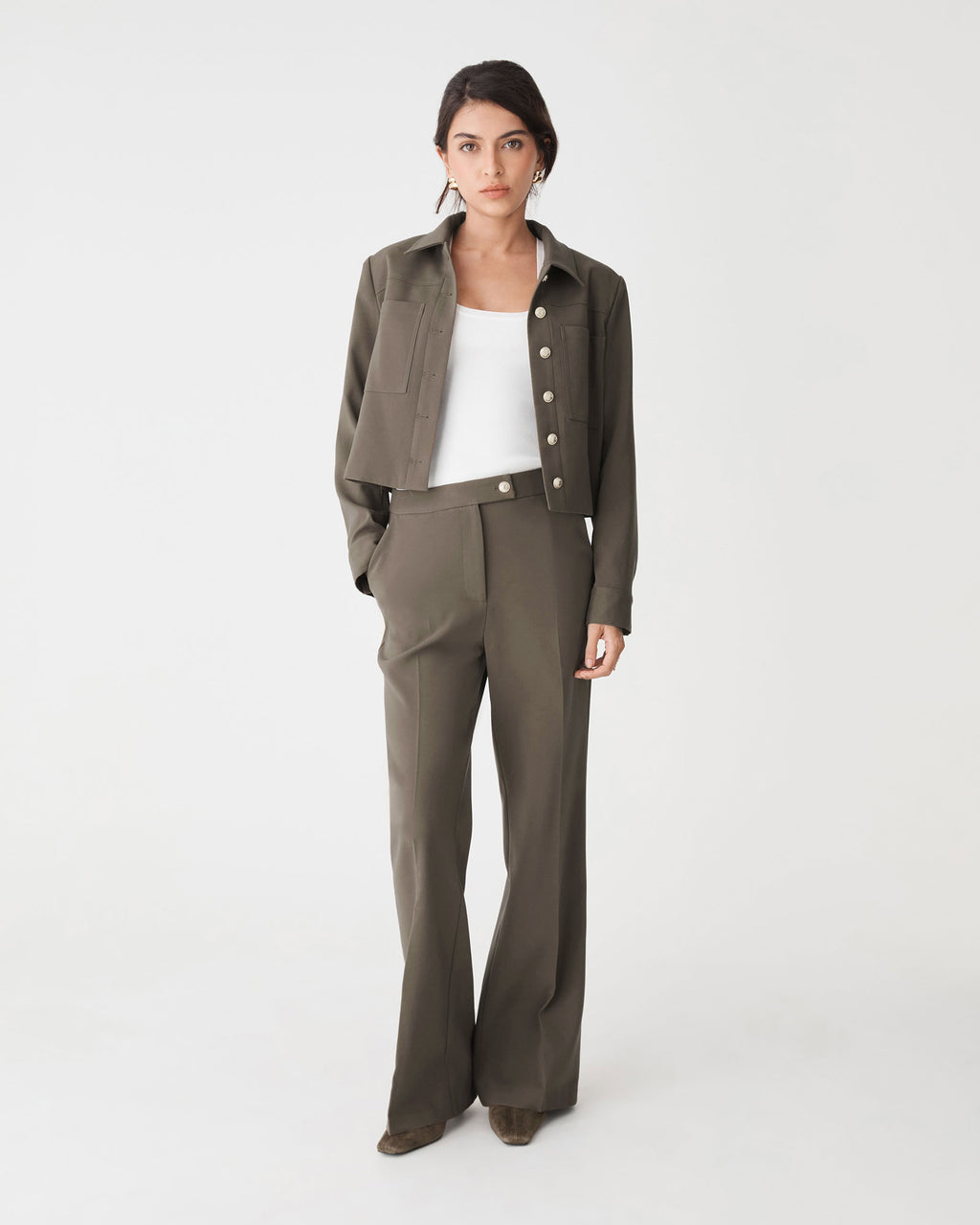 Sadie Patch Pocket Crop Jacket