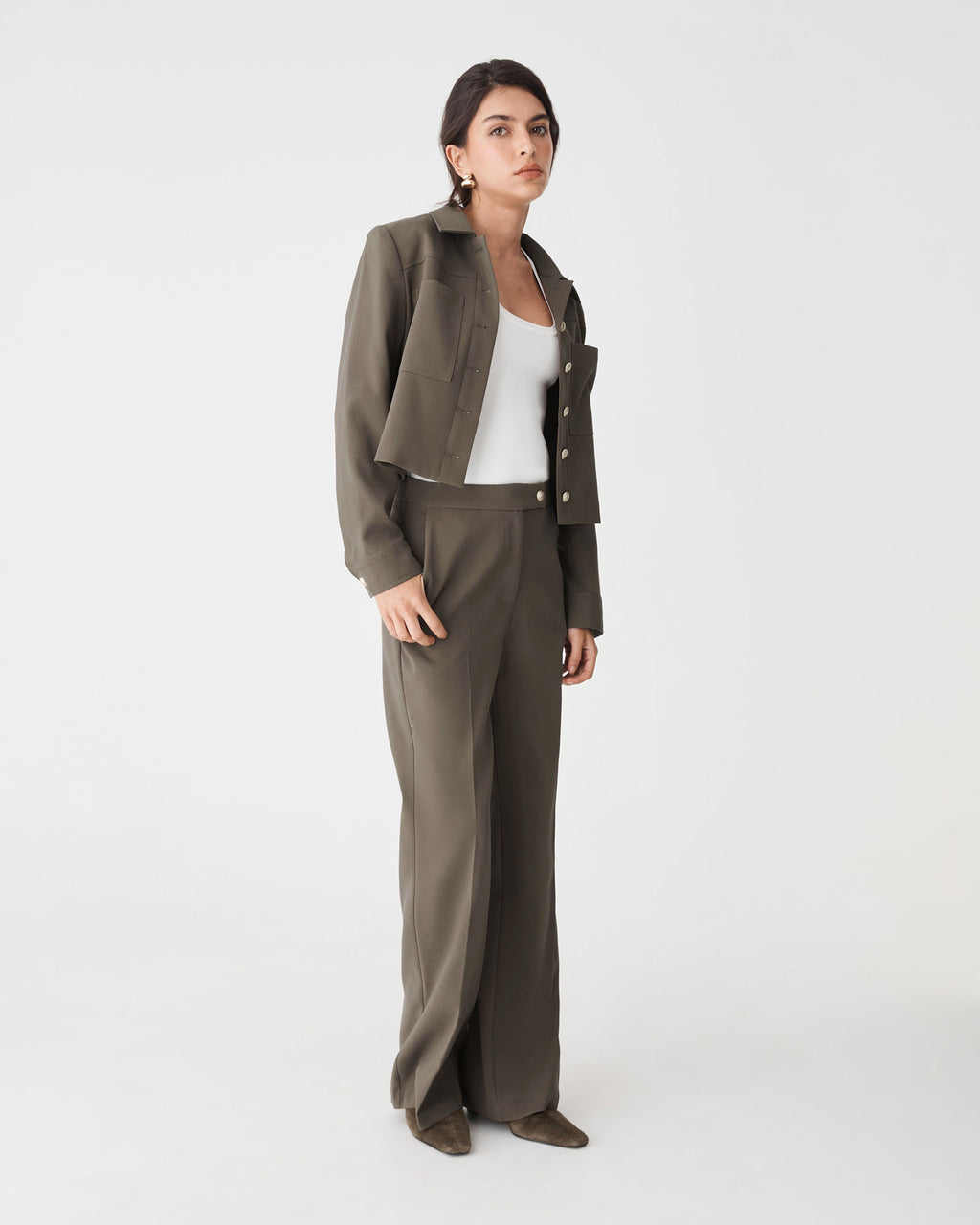 Sadie Patch Pocket Crop Jacket