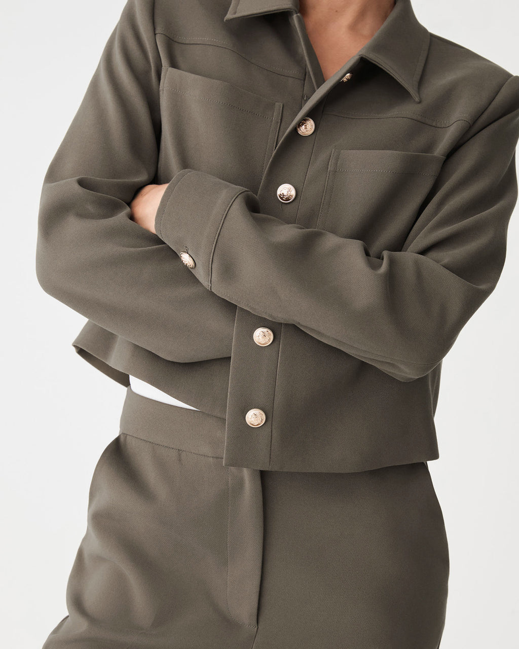 Sadie Patch Pocket Crop Jacket