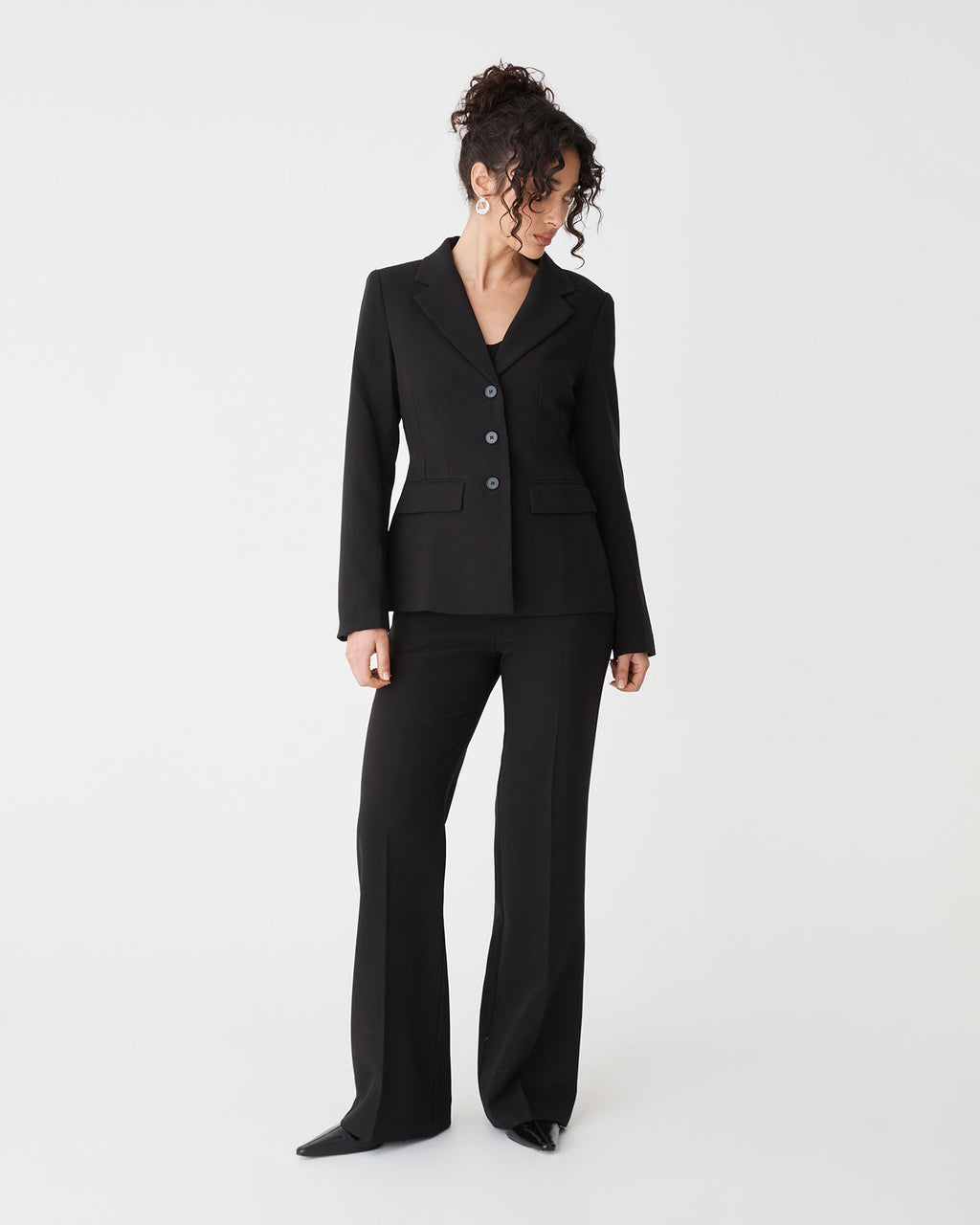 Lydia Fitted Waist Blazer