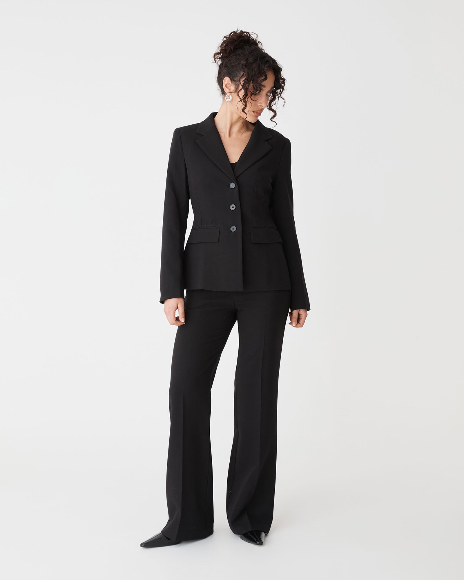 Lydia Fitted Waist Blazer