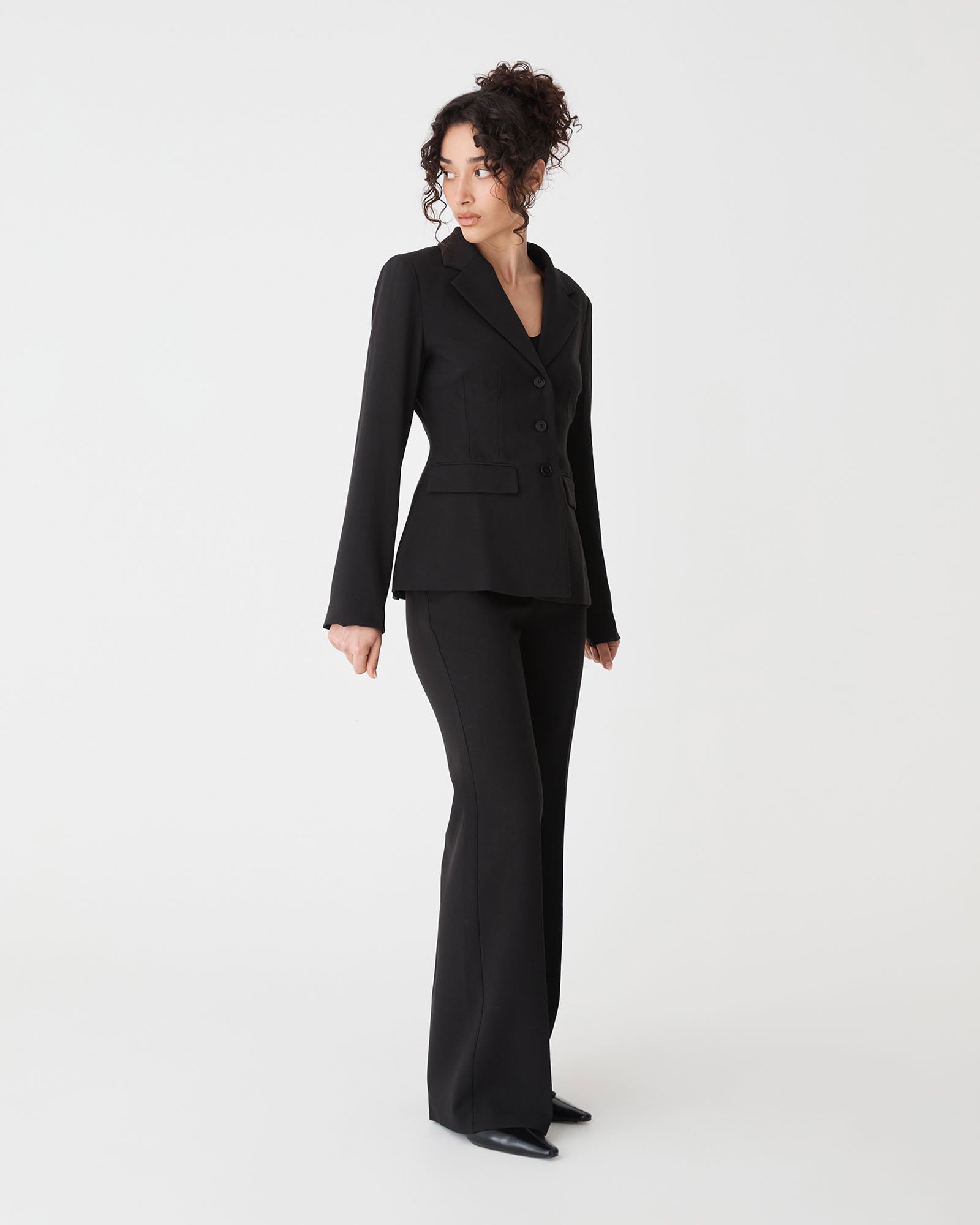 Lydia Fitted Waist Blazer