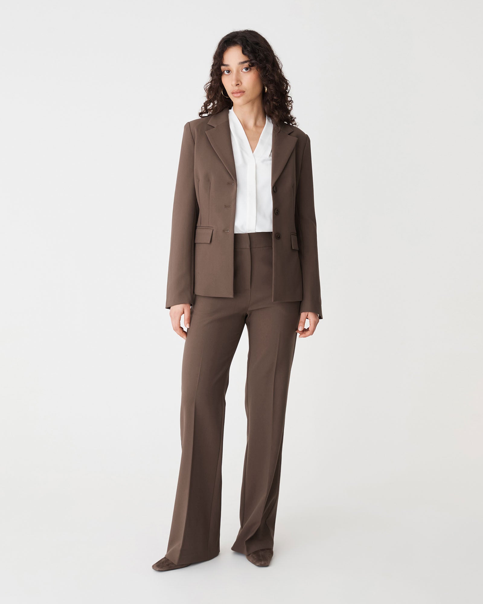 Lydia Fitted Waist Blazer