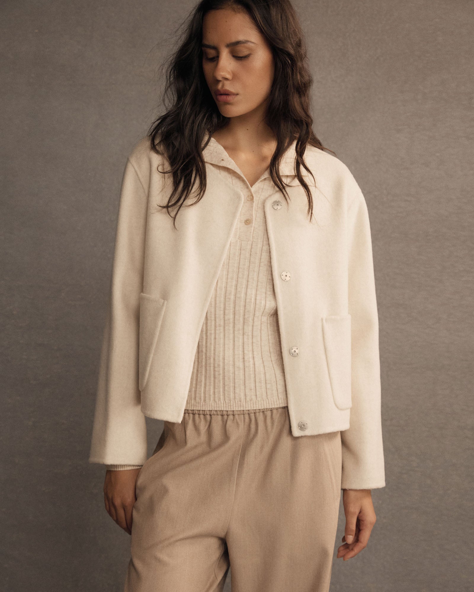 Alani Crop Wool Jacket