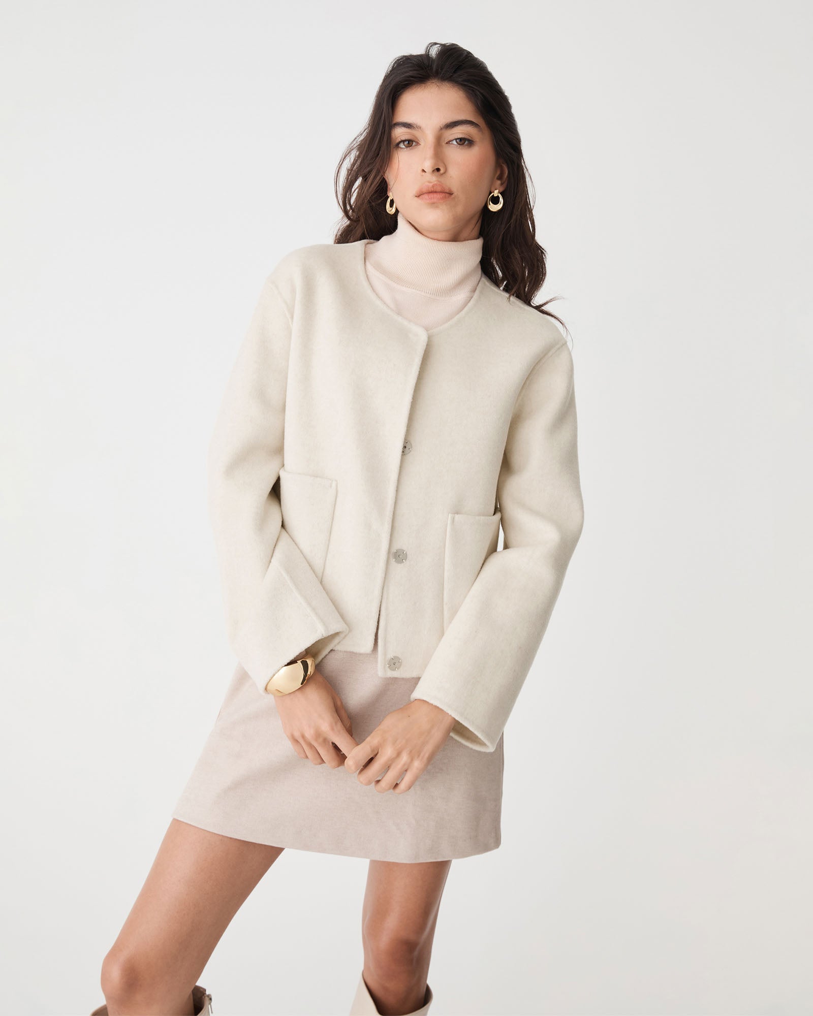 Alani Crop Wool Jacket
