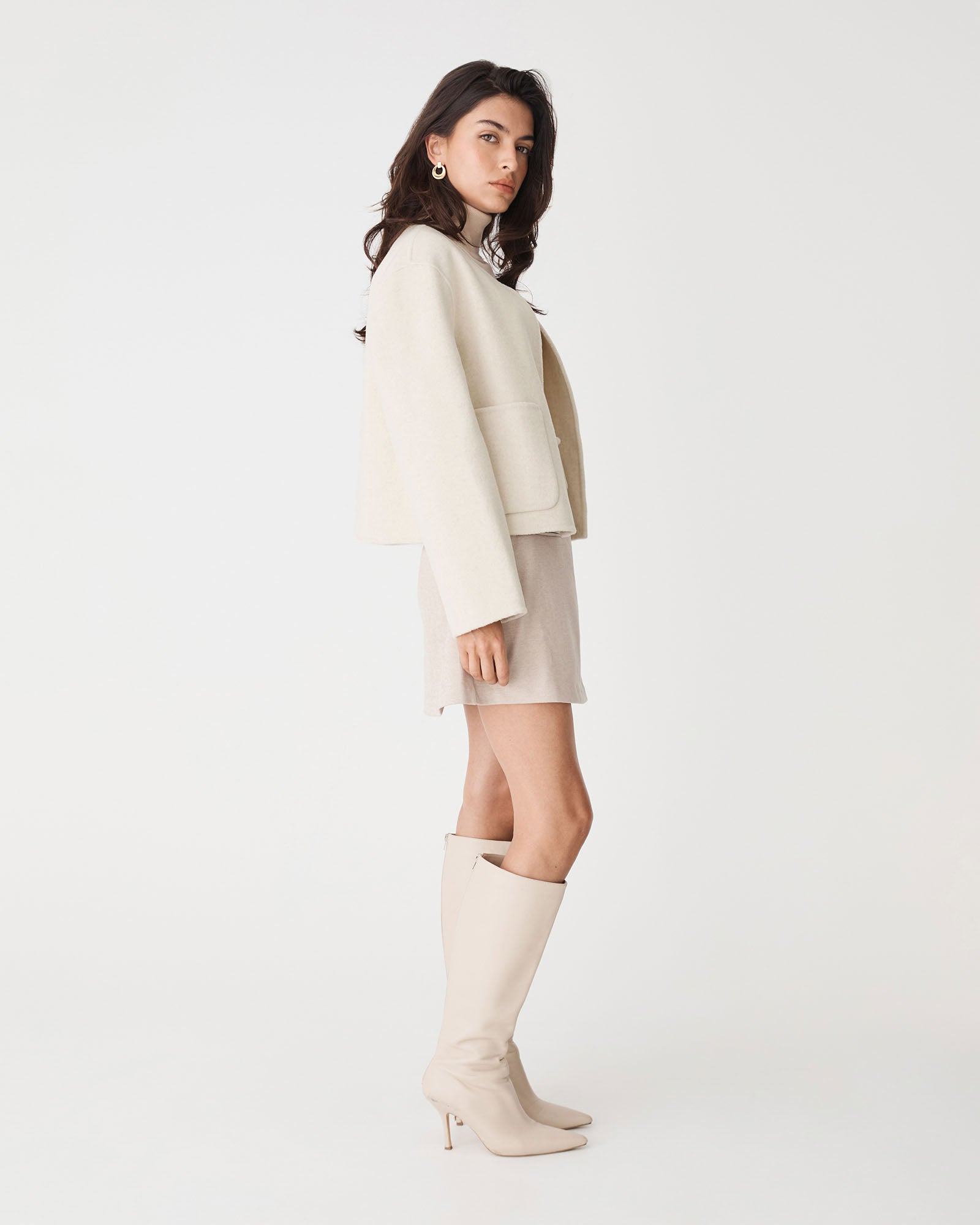 Alani Crop Wool Jacket