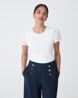 Sasha Embroidery Knit Top