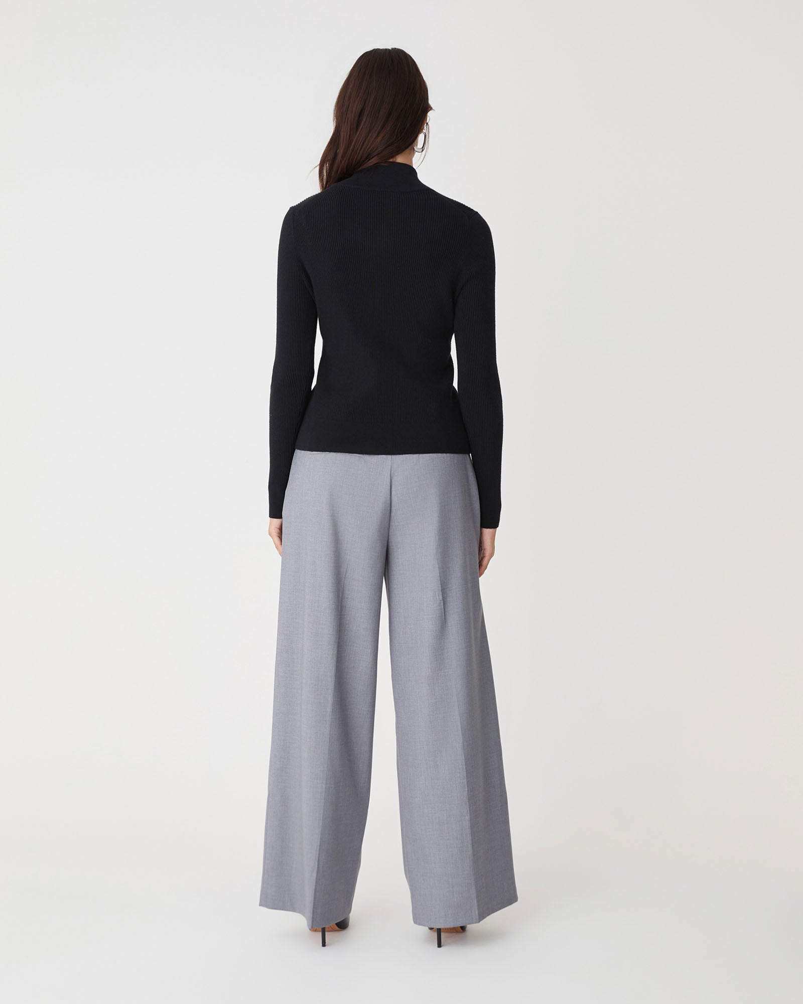 Blake Ribbed Zip Cardigan