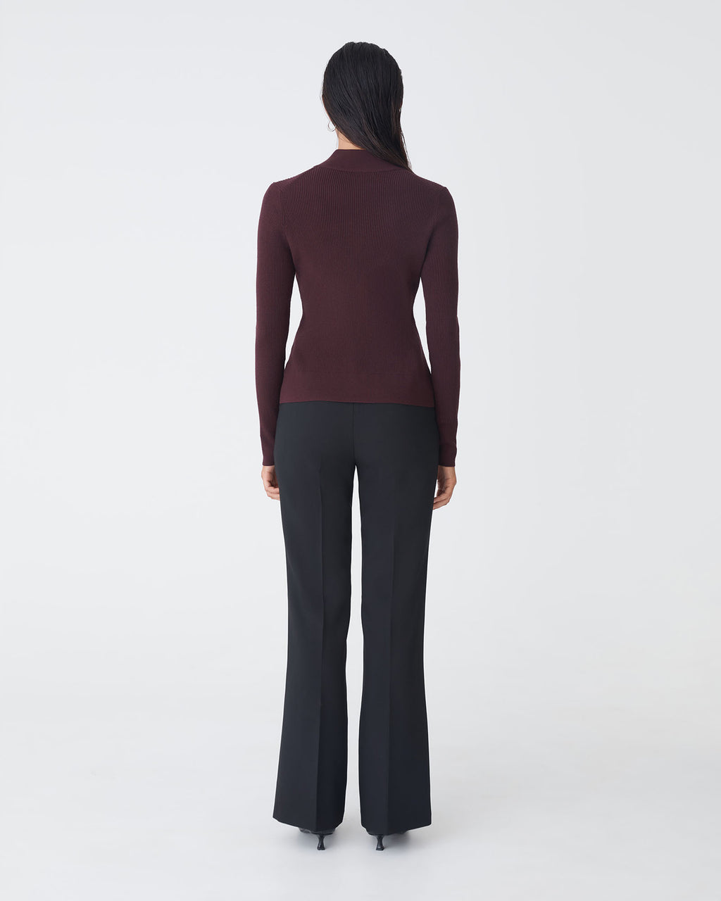 Blake Ribbed Zip Cardigan