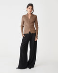 Blake Ribbed Zip Cardigan