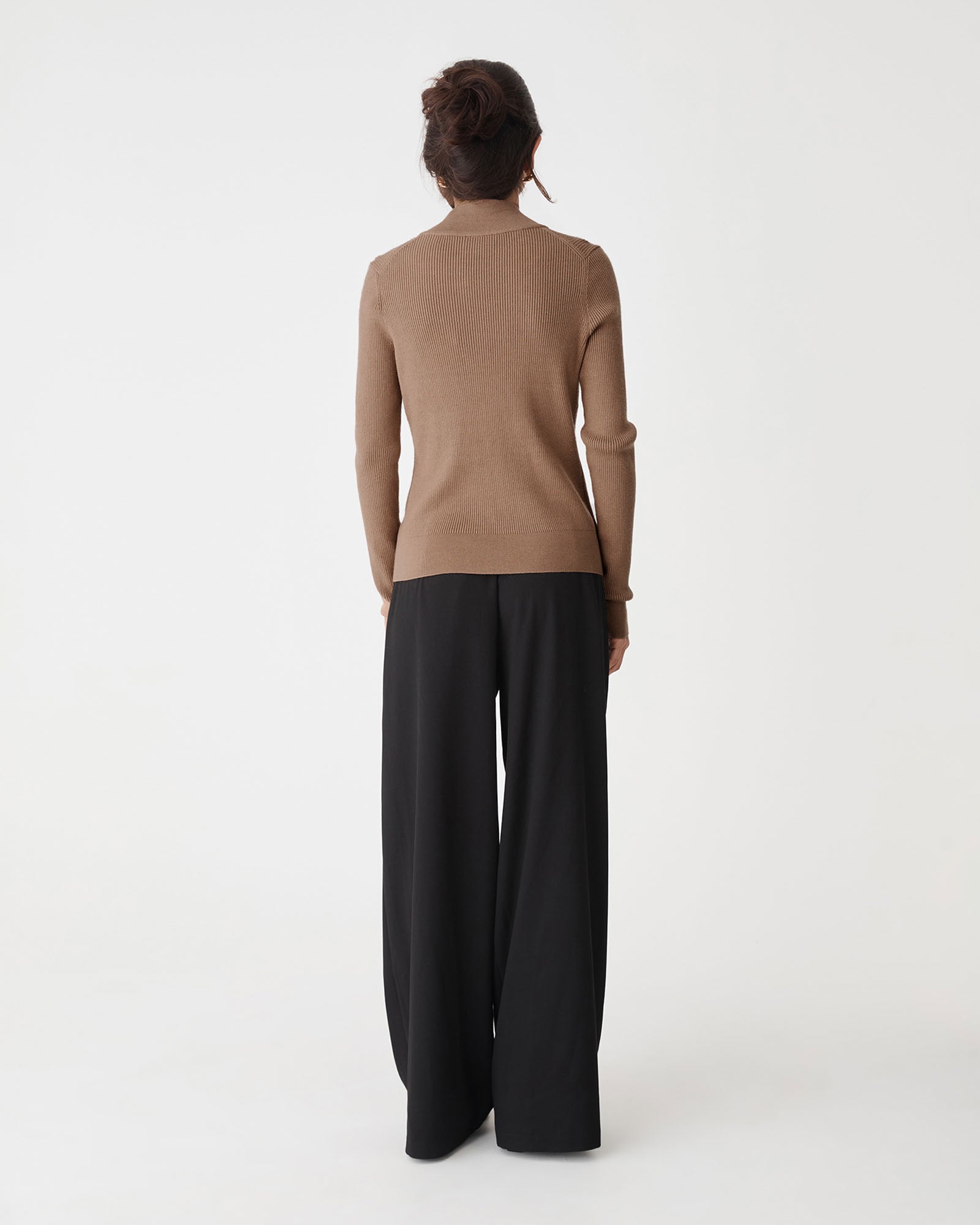 Blake Ribbed Zip Cardigan