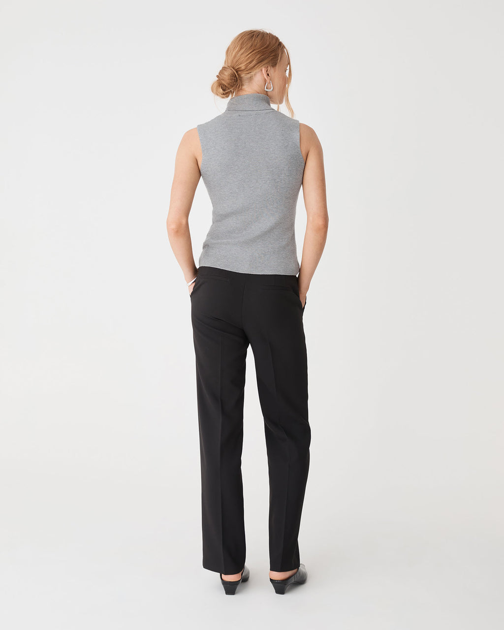 Suzie Turtleneck Rib Knit Top